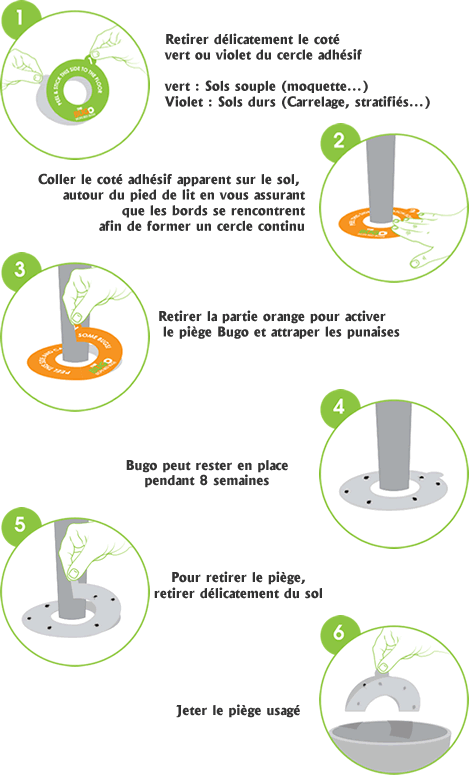 Mode d'emploi du Bugo pour punaise de lit 