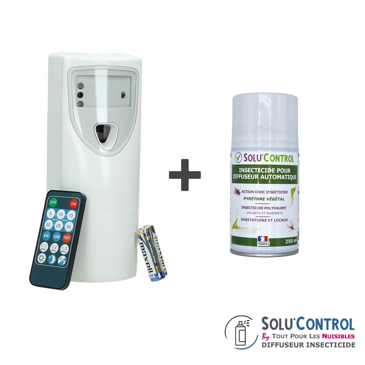Diffuseur automatique + Aérosol au pyrèthre végétale