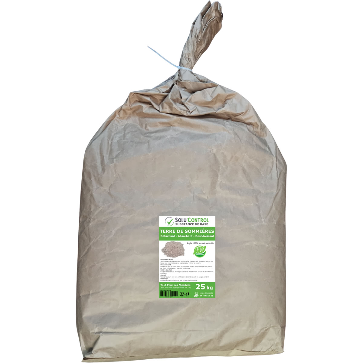 Sachet terre de Sommières SOLU'CONTROL - 25kg