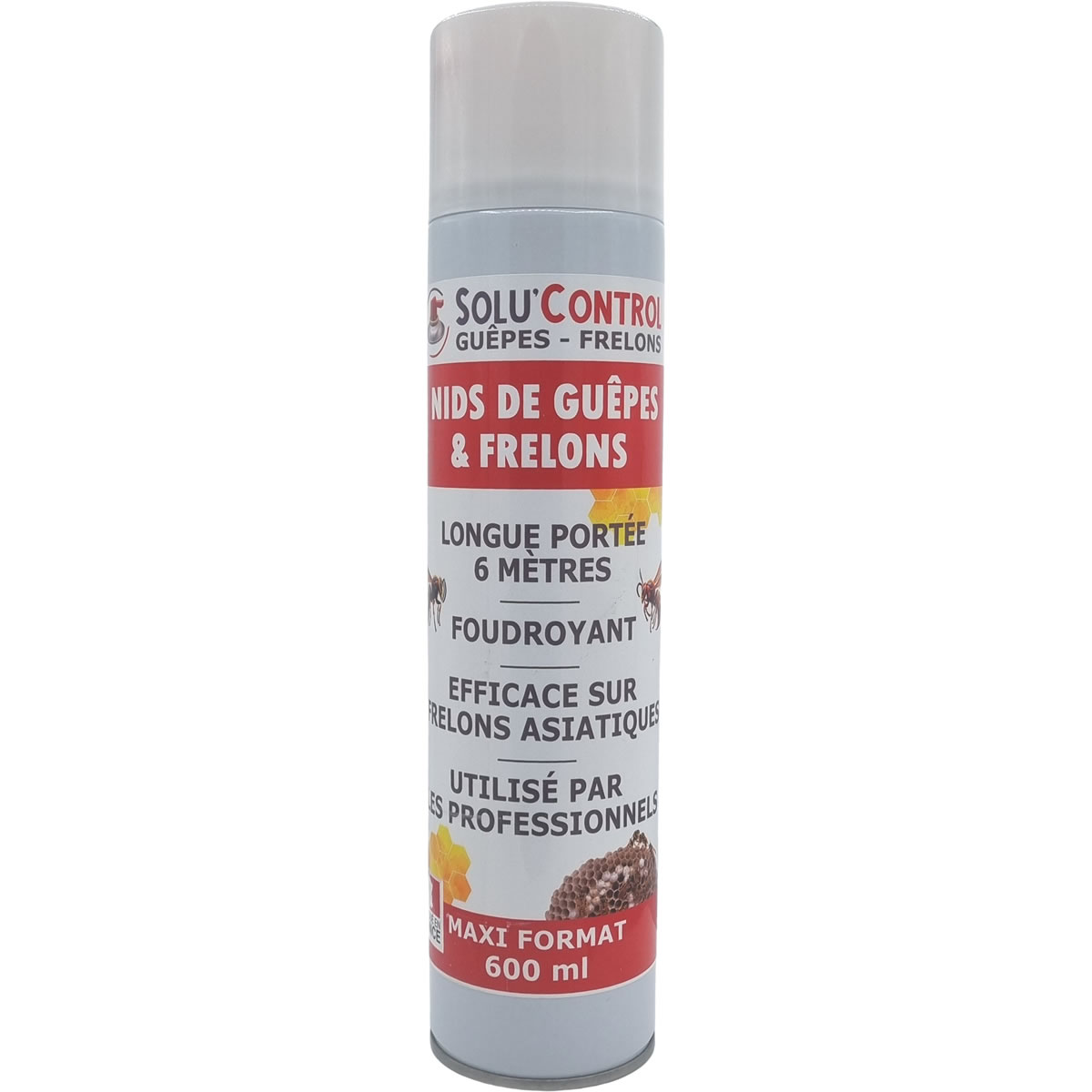 Bombe guêpes/frelons/frelons asiatique Hiflowshot  - Aérosol de 600ml