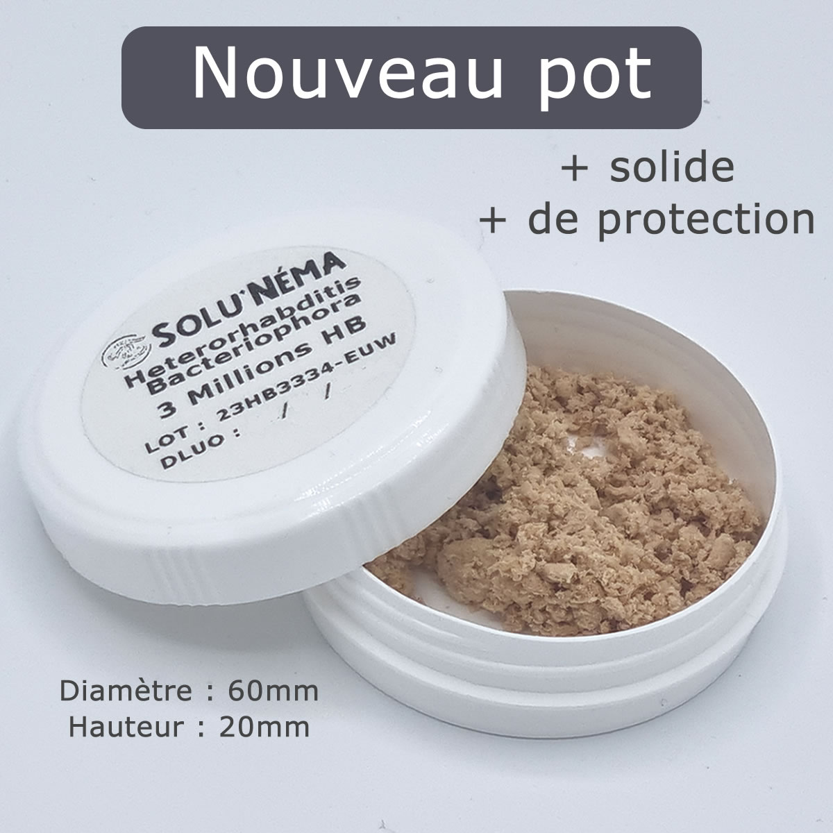 Pot Solunema pour nématodes 3 millions HB