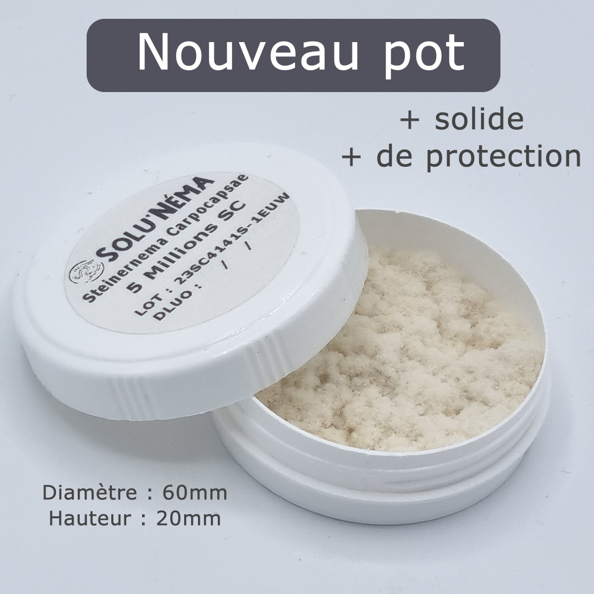 Pot Solunema pour nématodes SC 5 millions