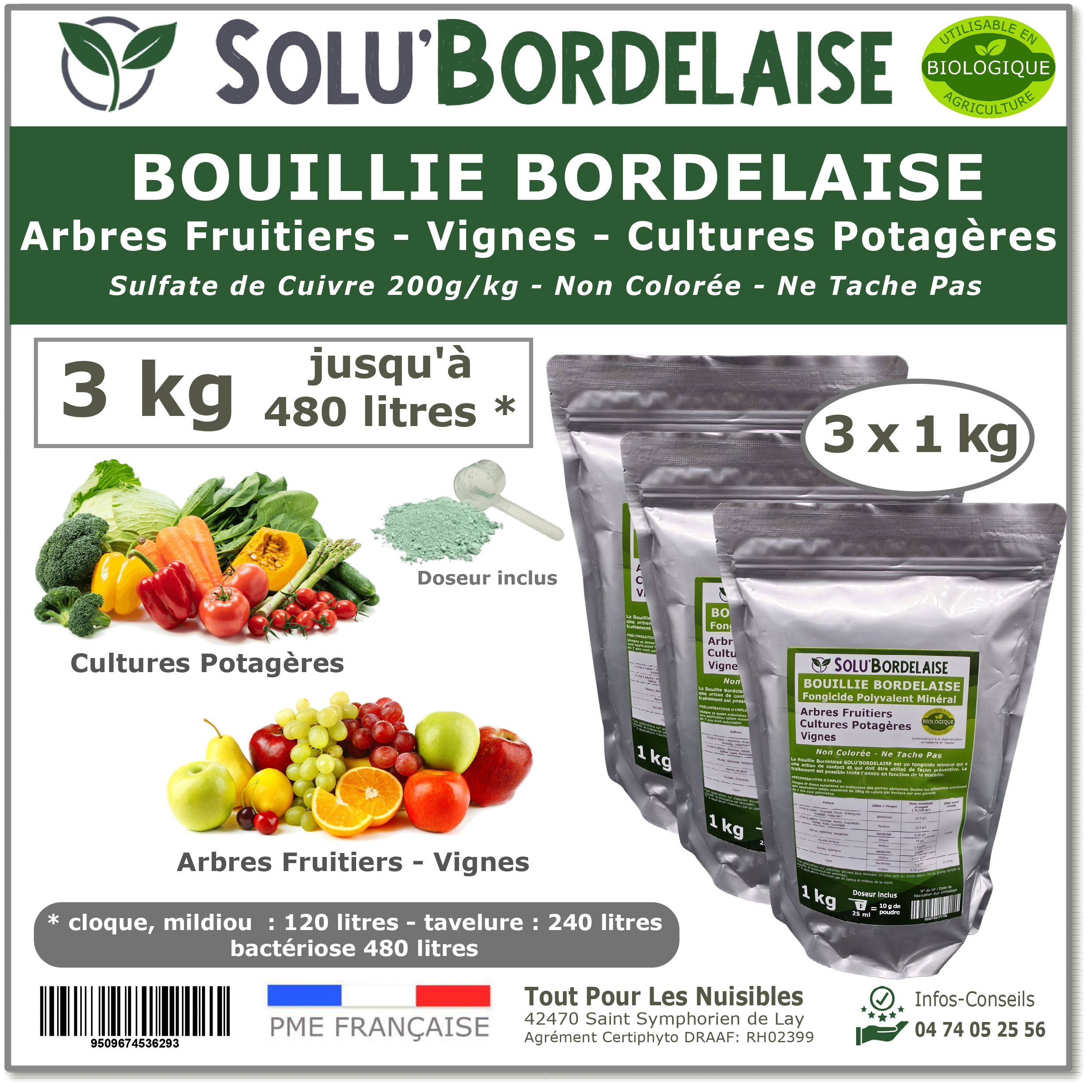 SOLU'BORDELAISE  sachet 3kg