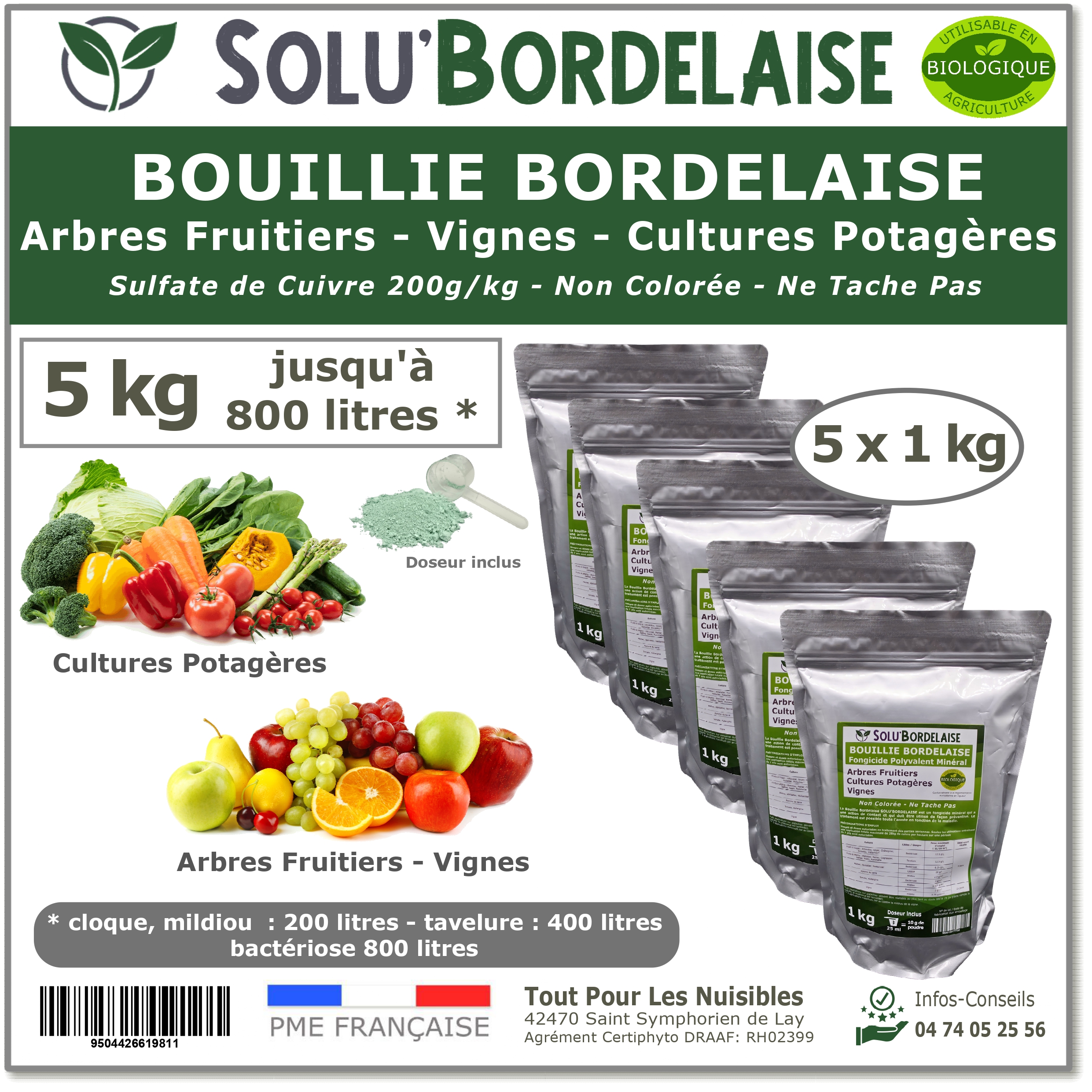 SOLU'BORDELAISE  sachet 5kg