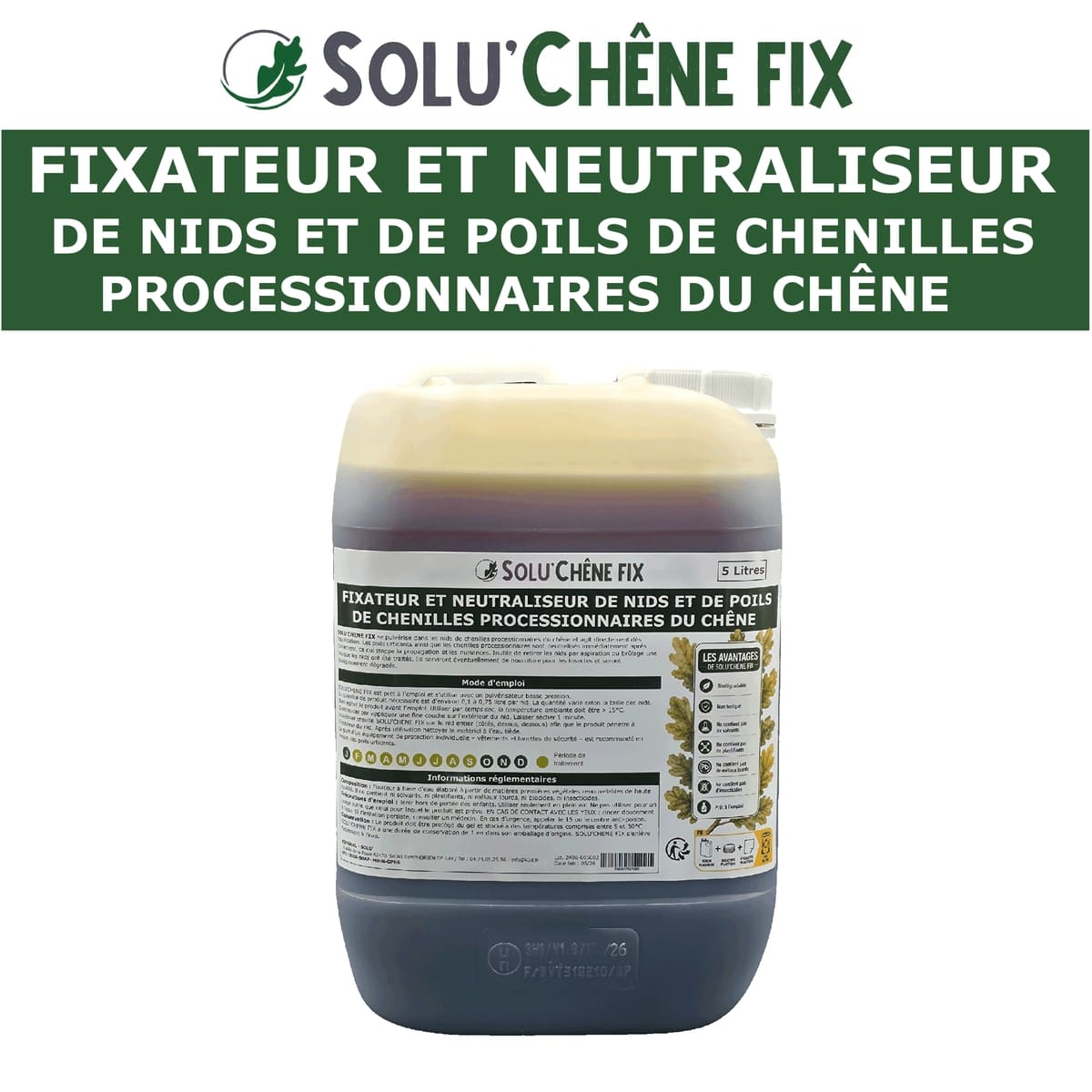 Solu'chêne Fix - 5 litres