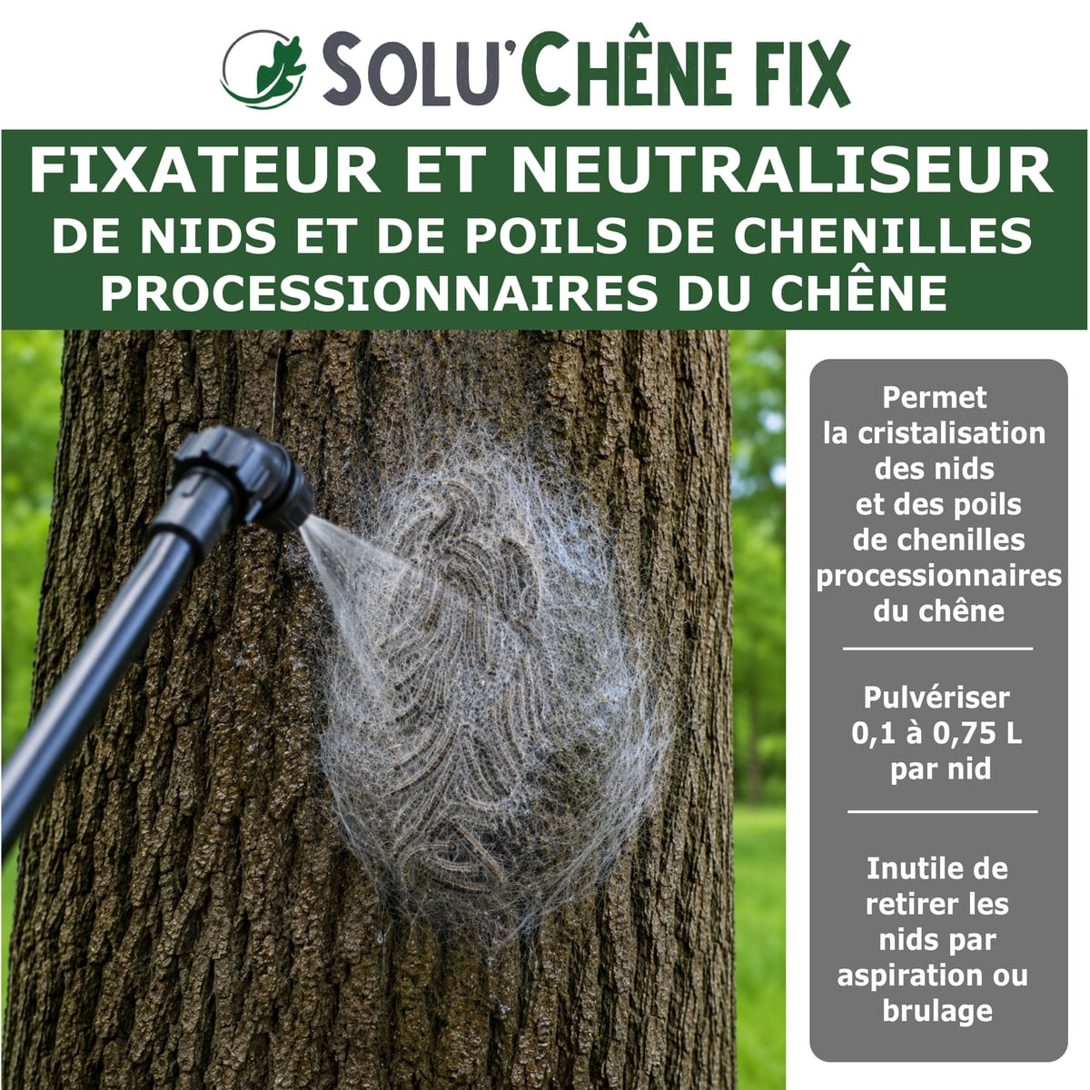 Solu'Chêne Fix - pulvérisation