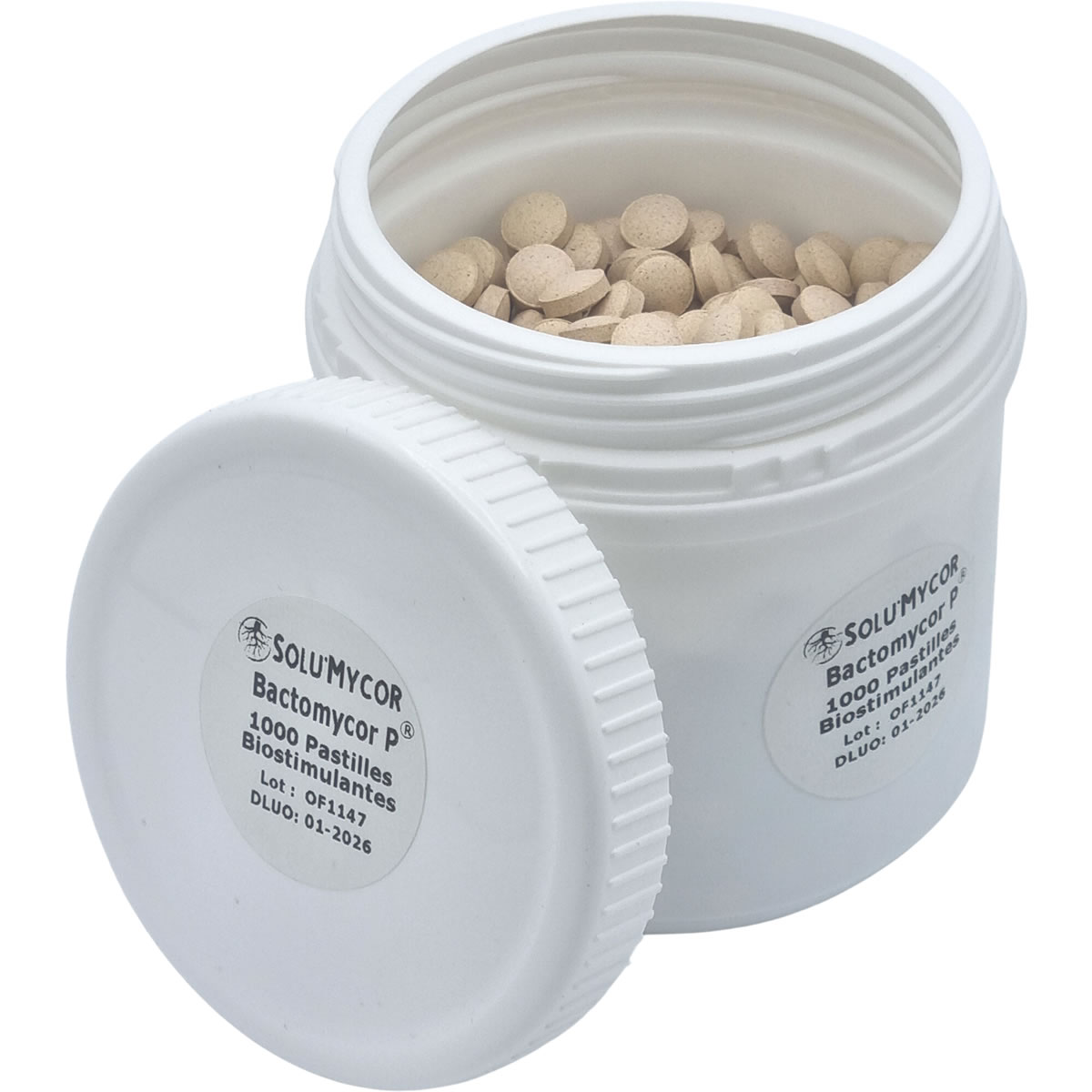 Comprimés biostimulants, SOLU'MYCOR Chanvre - 1000 pastilles - boite