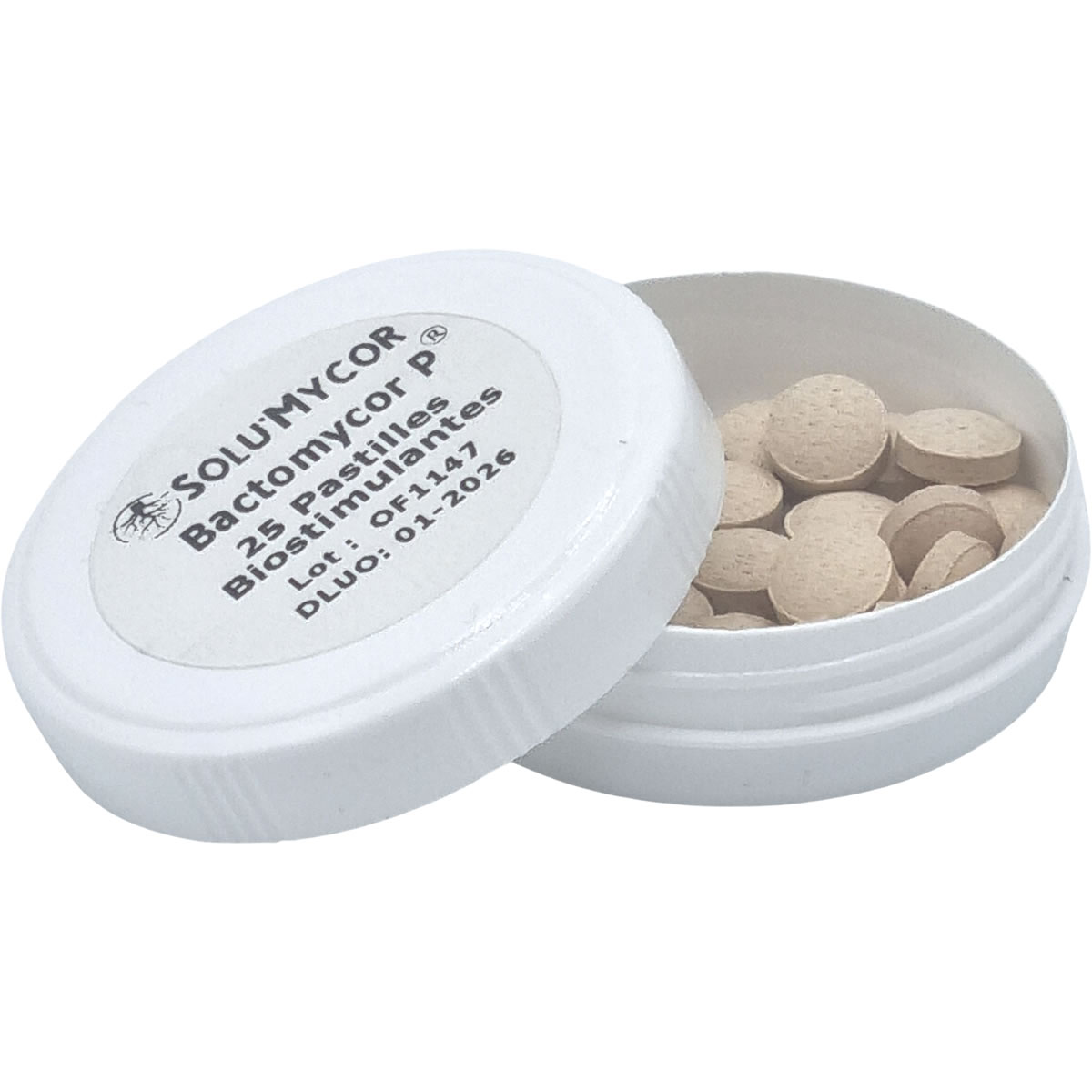 Comprimés biostimulants, SOLU'MYCOR Rosiers - 25 pastilles - boite