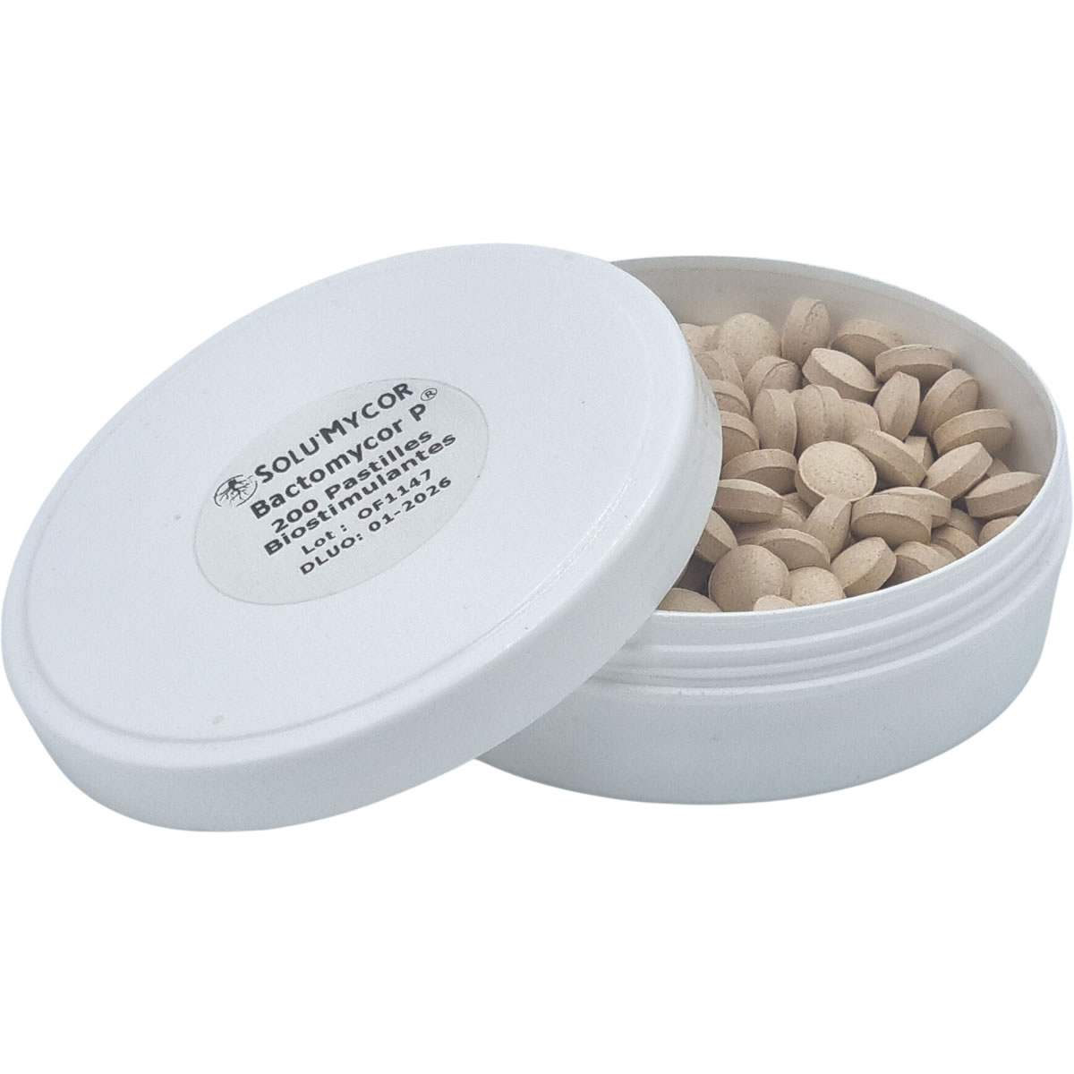 Comprimés biostimulants, SOLU'MYCOR Potager - 200 pastilles - boite