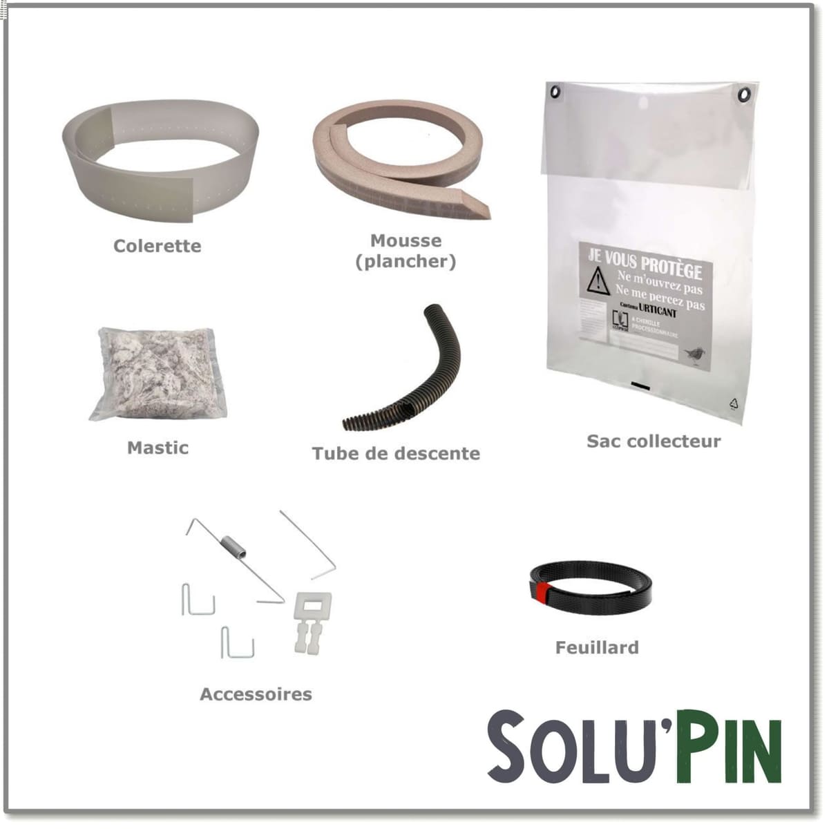 Détail écopiège transparent ressort