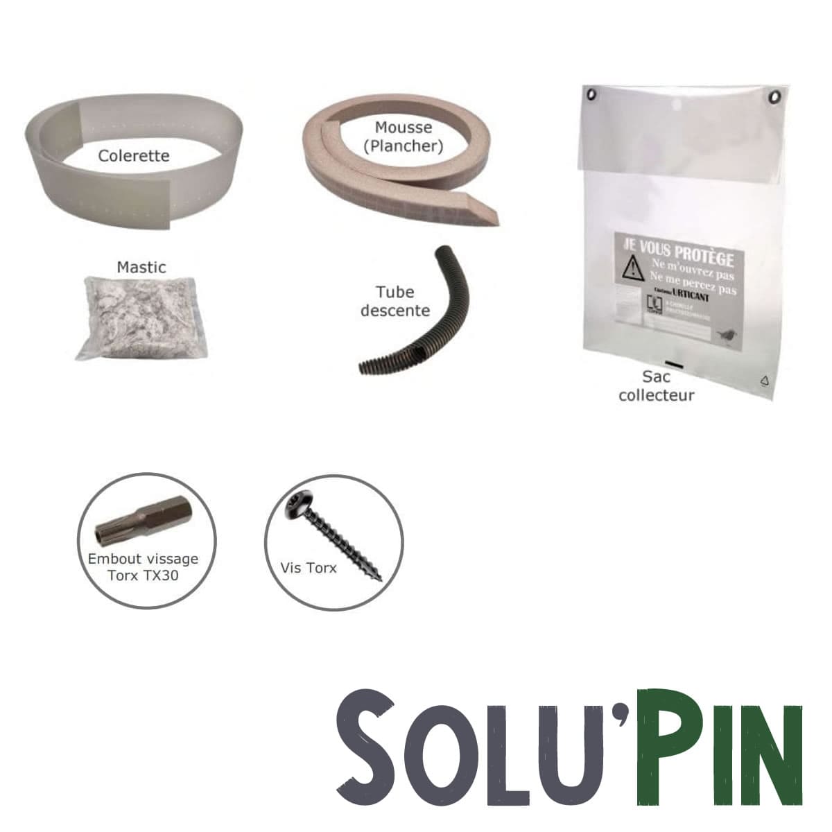 Composition écopiège version vissage transparent