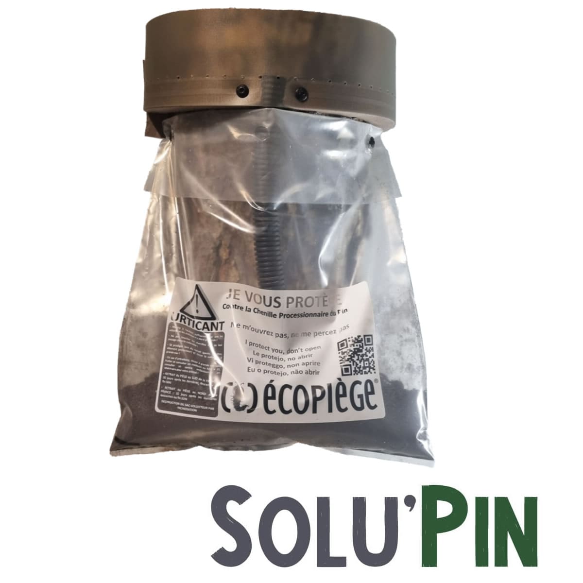 Ecopiège Transparent version vissage monté sur tronc