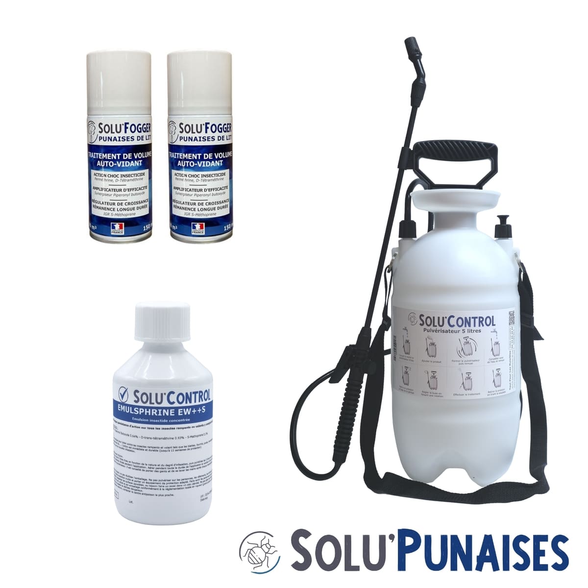 Kit Pro sans EPI traitement insecticide et fumigène