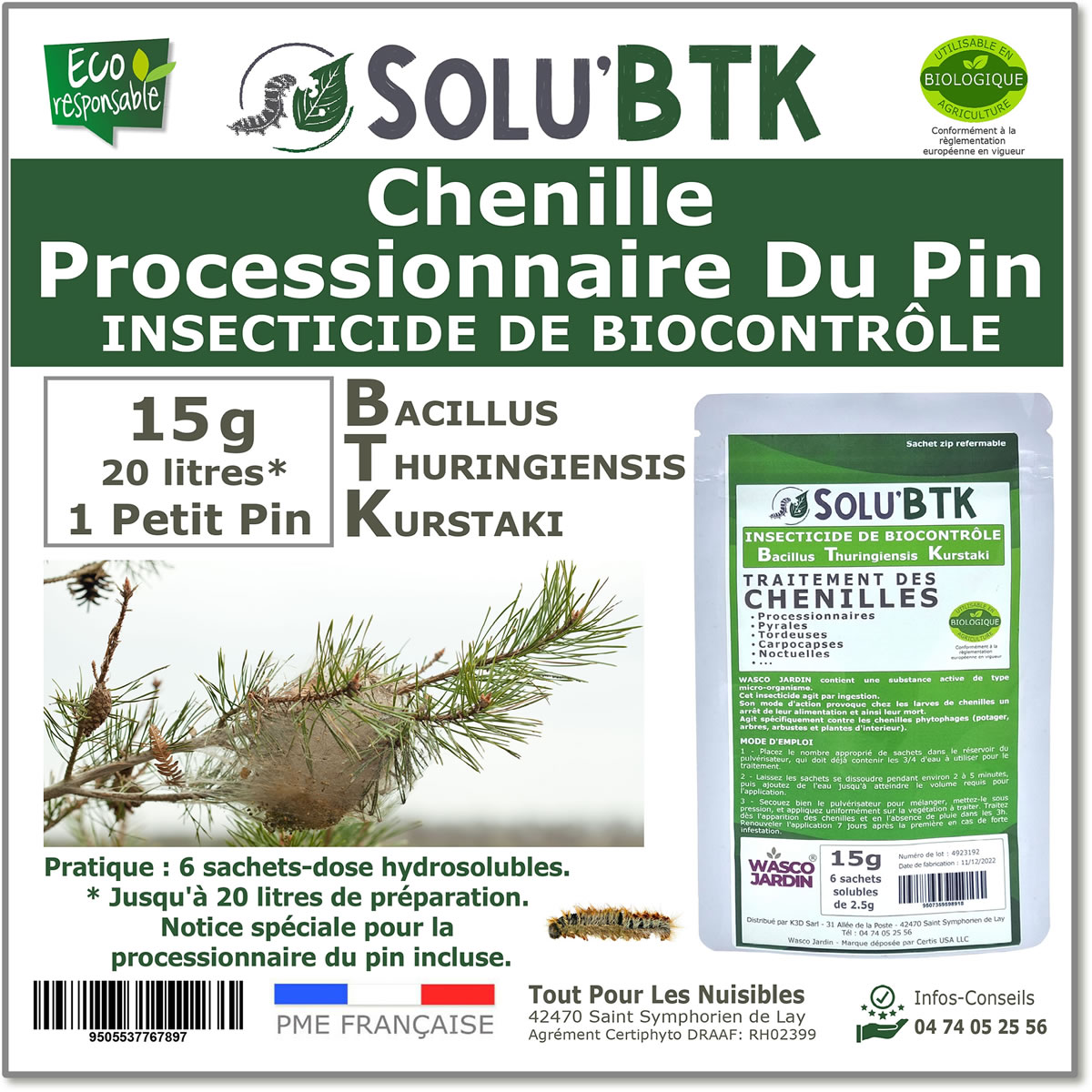 SOLU'BTK Processionnaire du pin 15g