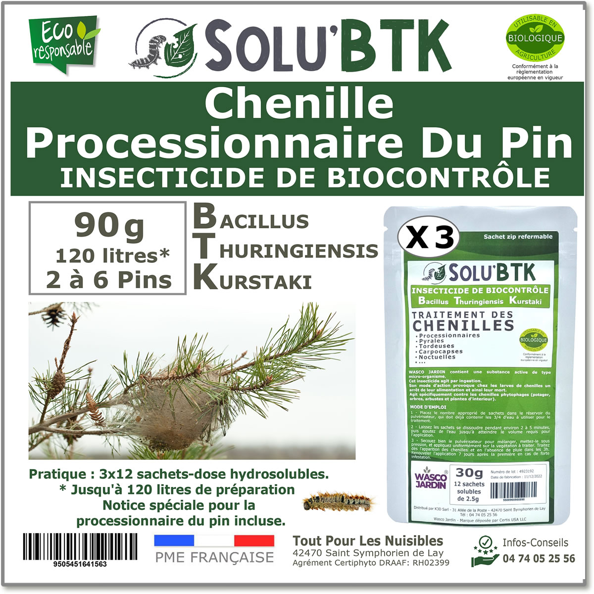 SOLU'BTK Processionnaire du pin 90g