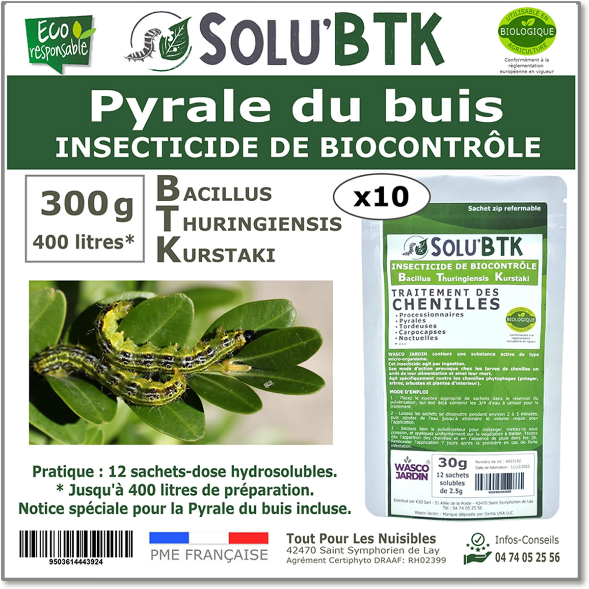 SOLU'BTK Pyrale du buis 300g