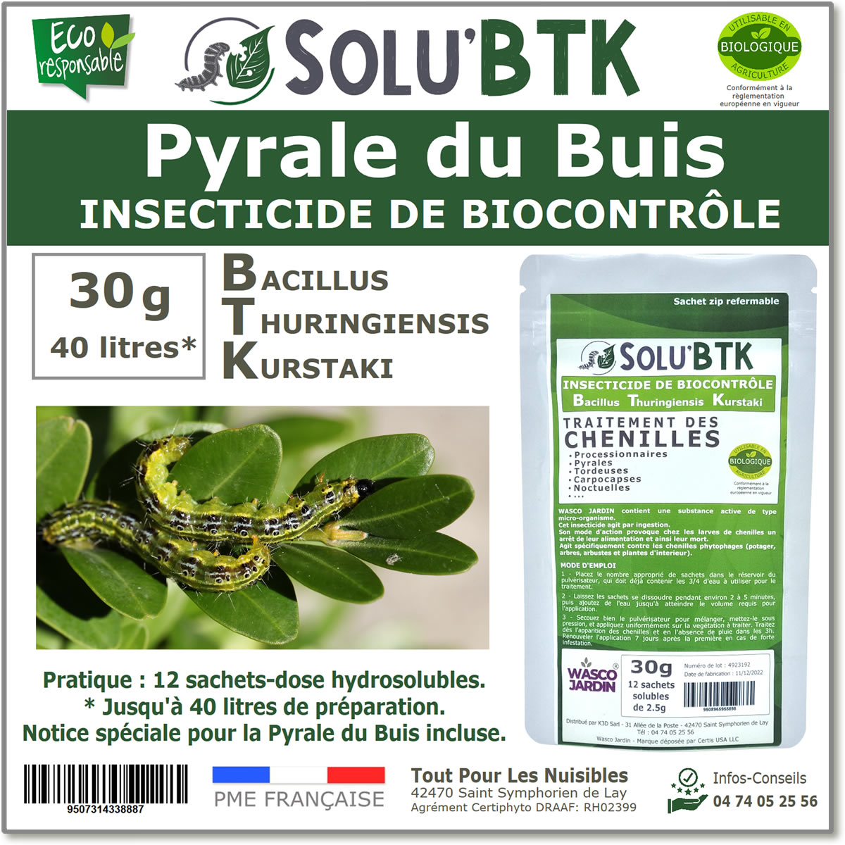SOLU'BTK Pyrale du buis 30g