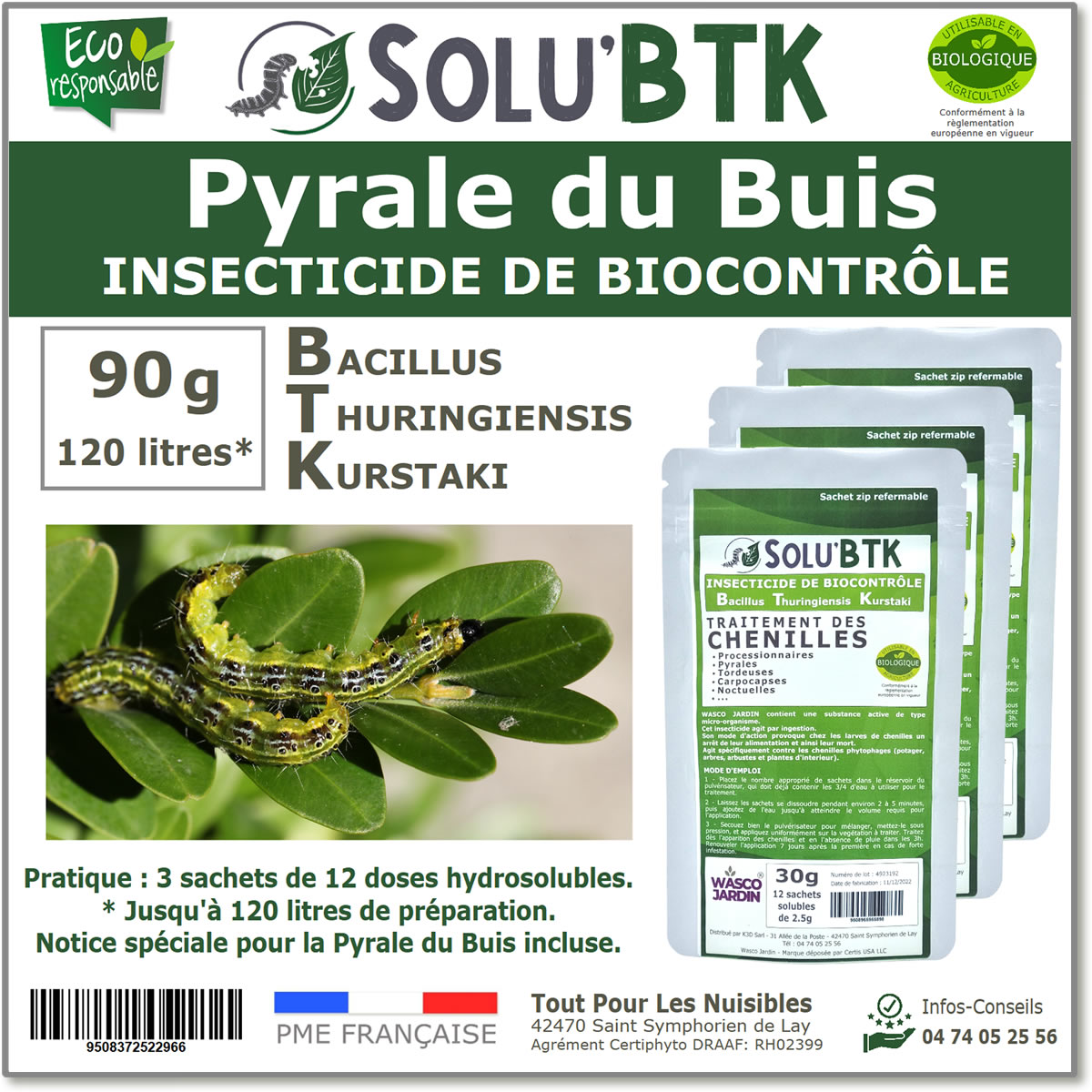 SOLU'BTK Pyrale du buis 90g
