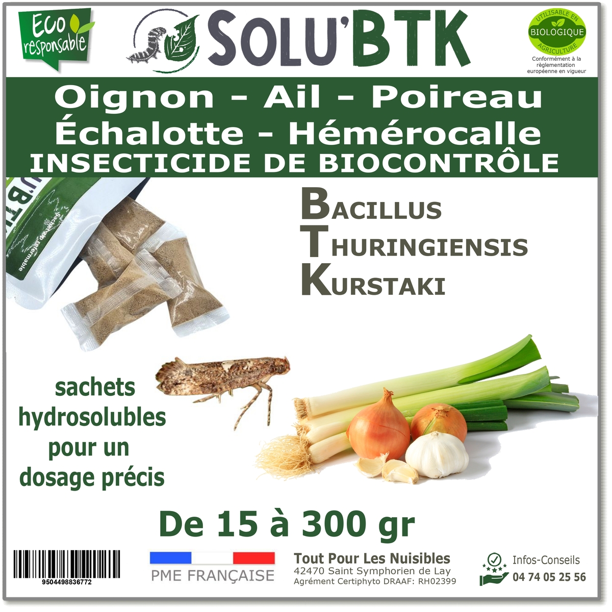 Label master de la teigne des alliacées