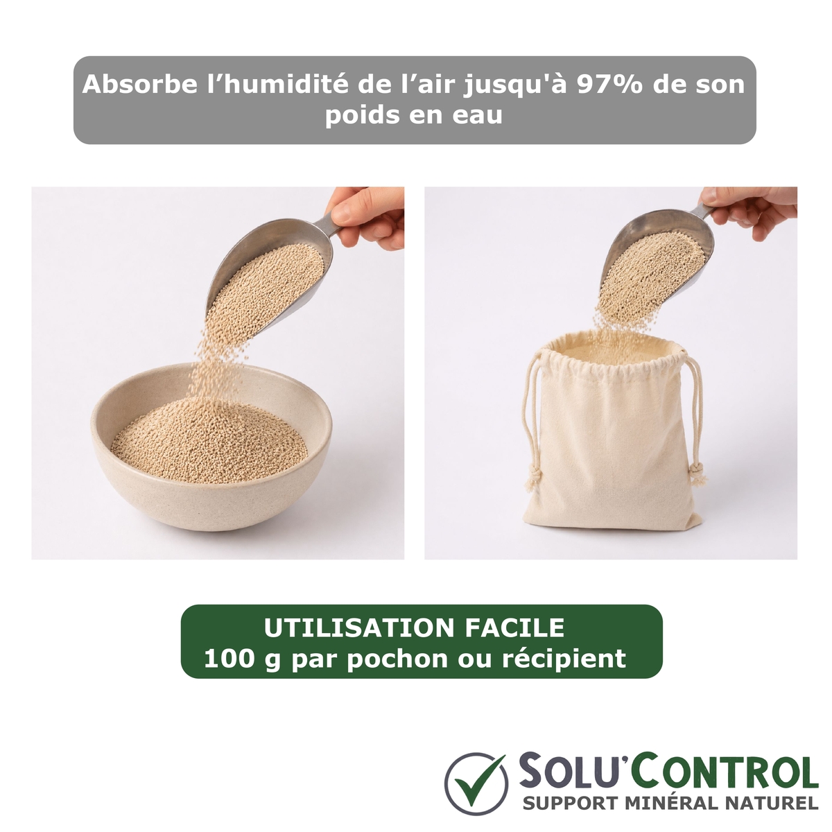 Argile Bentonite Naturelle Semoulette - Emploi