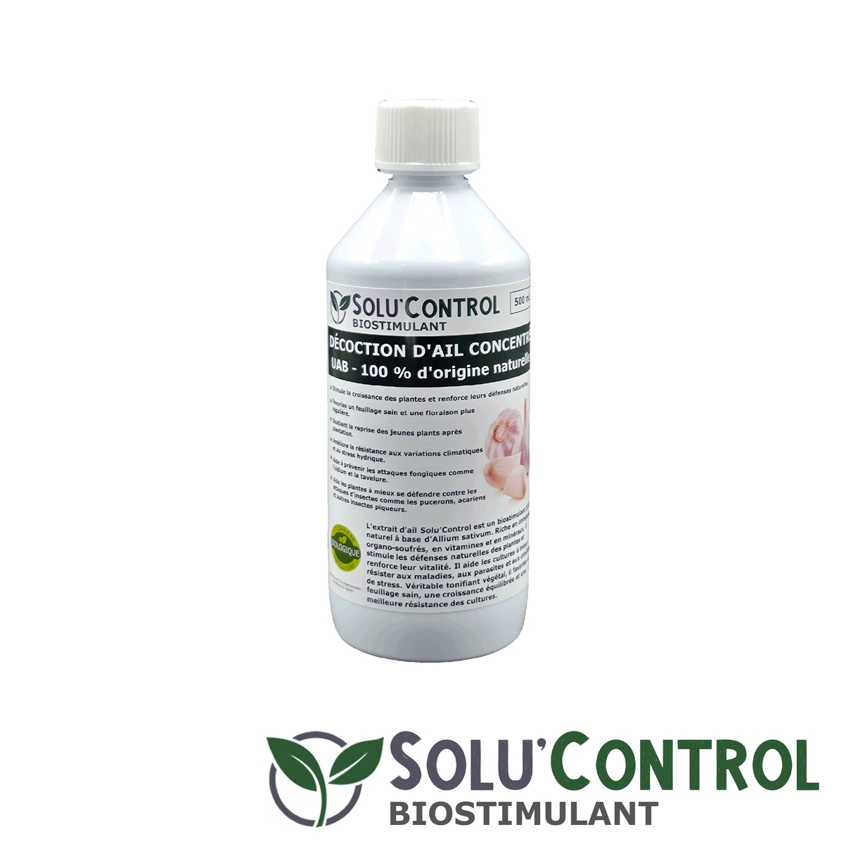 Décoction d'ail naturel UAB 500ml