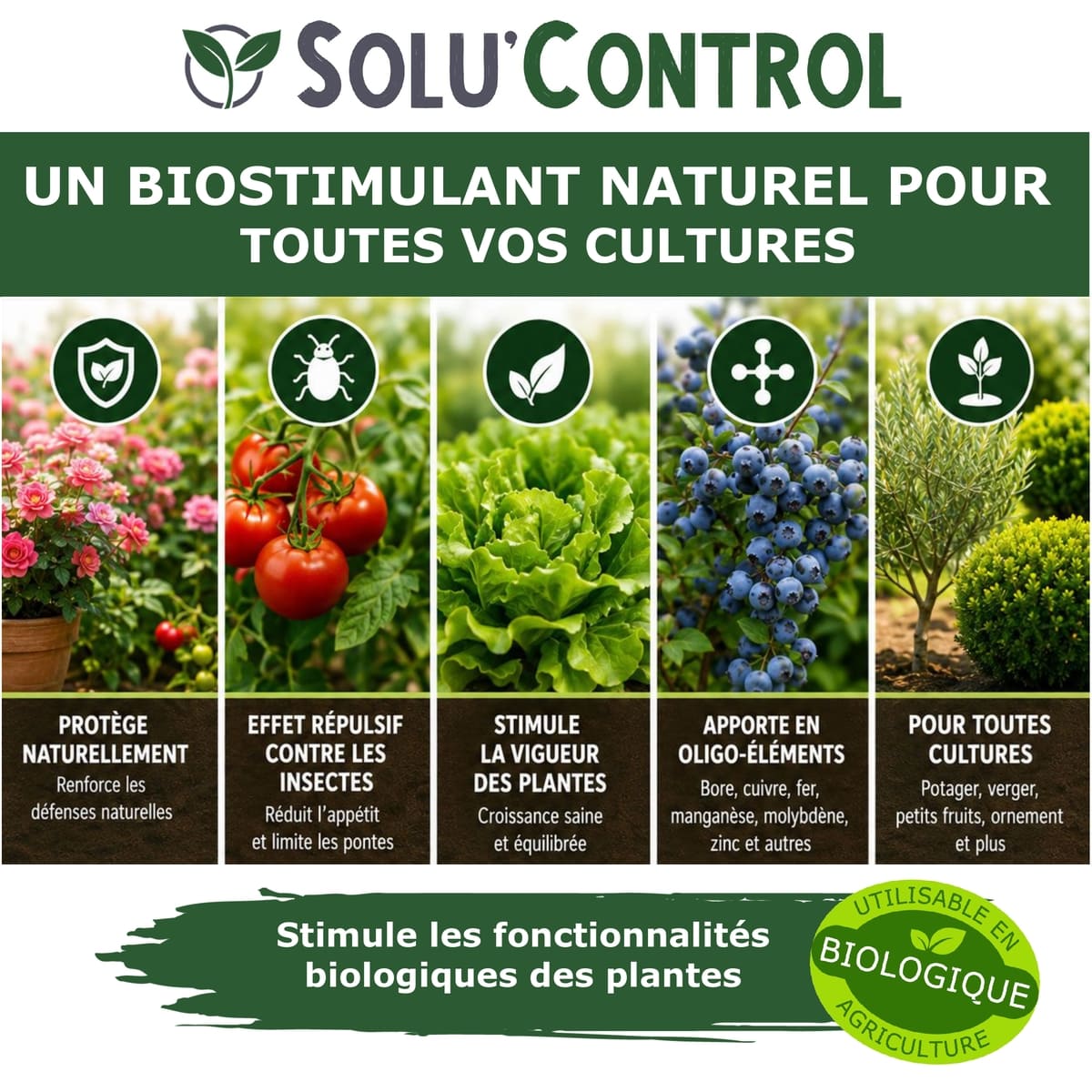 Solu'control Végé'Defense - Usages