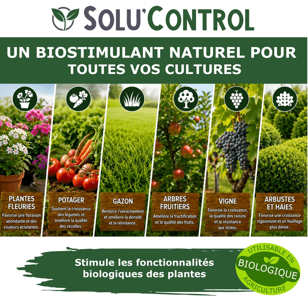 Solu'control Végé'Reprise - Usages