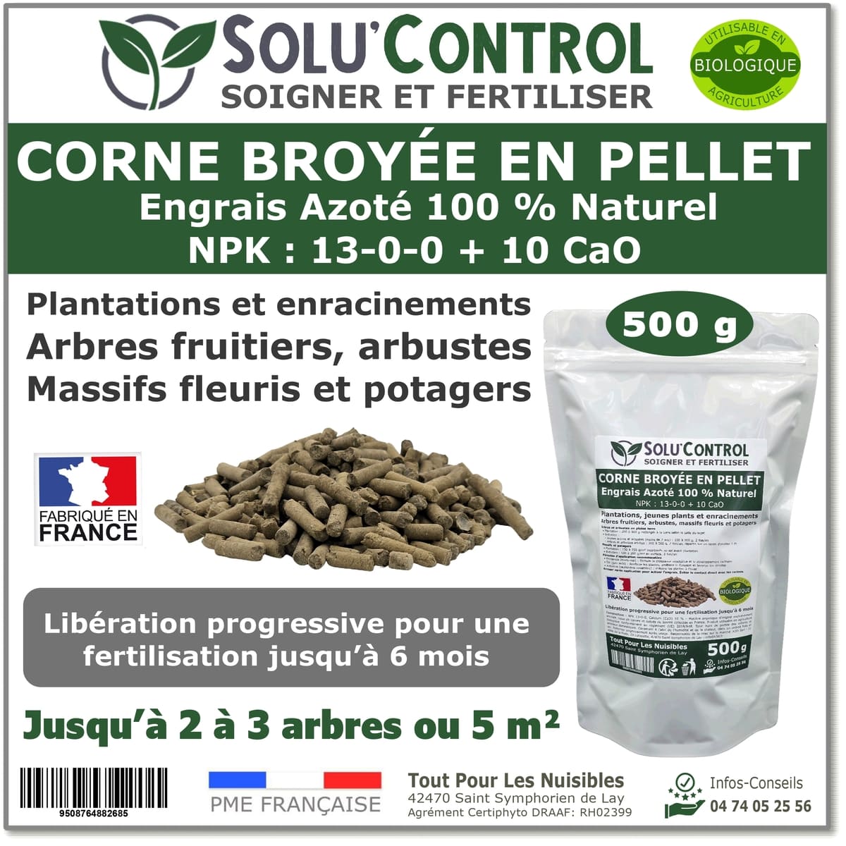 500 g de Corne Broyée