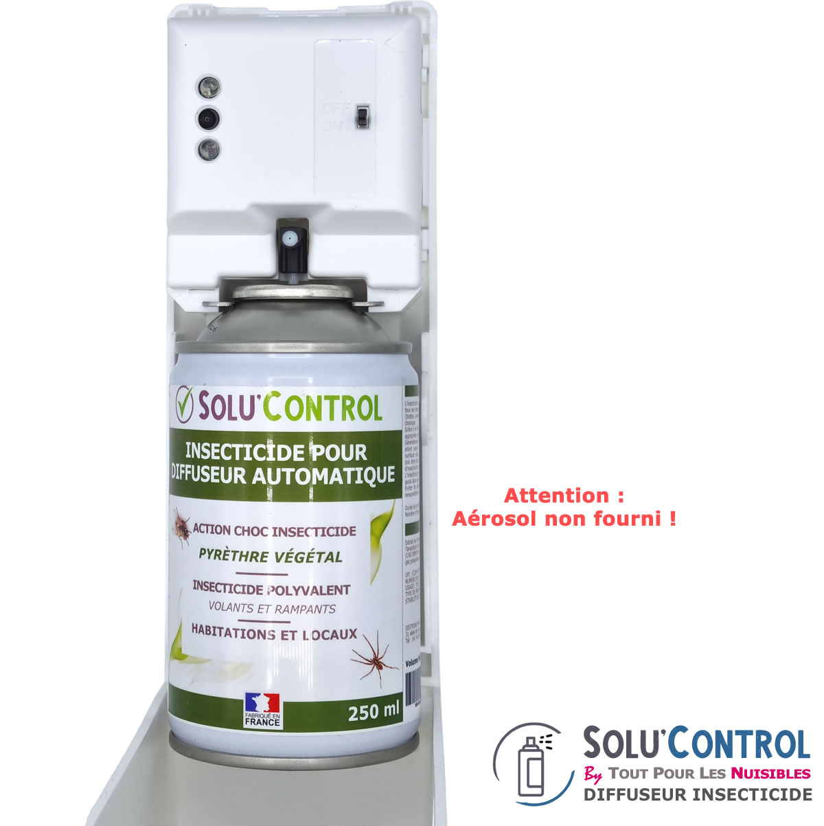 Aérosol dans le diffuseur automatique 2