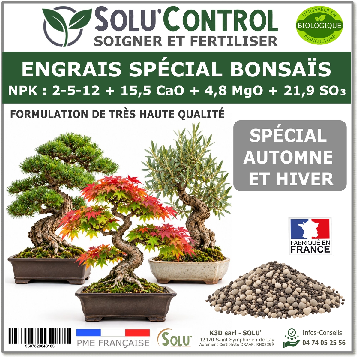 Engrais Bonsaïs SOLU'CONTROL