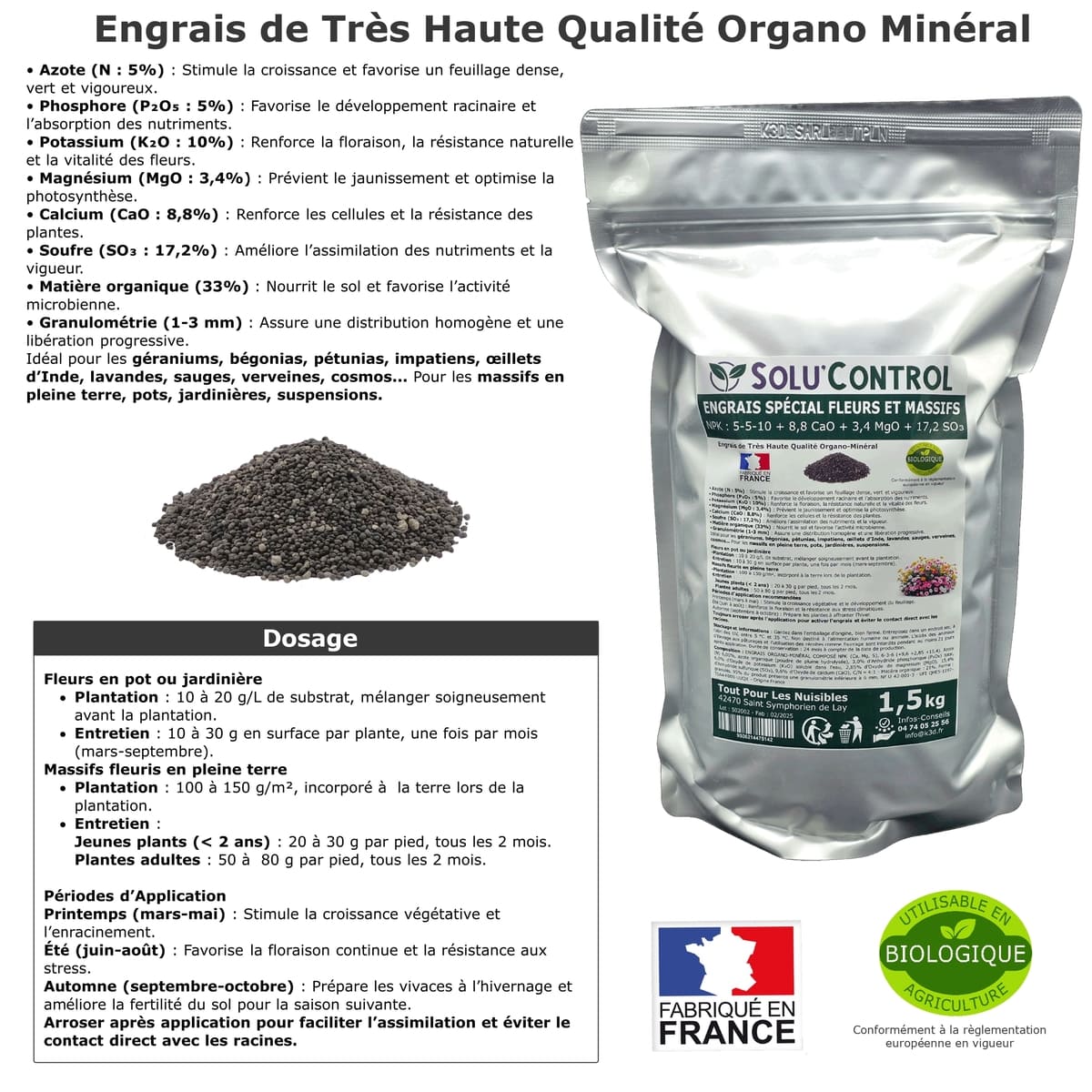 Information NPK 1,5kg