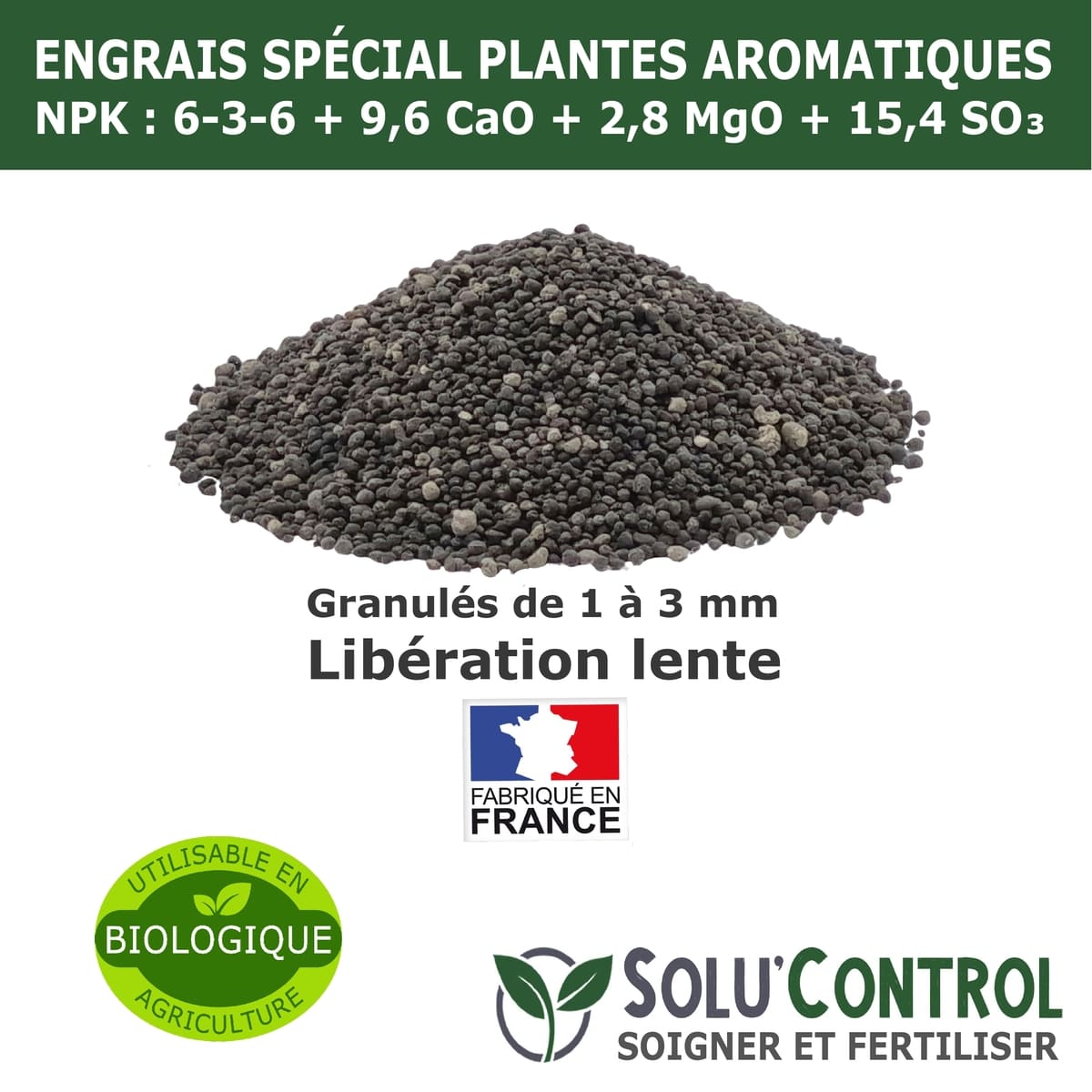 Engrais Plantes aromatiques, Solu'control
