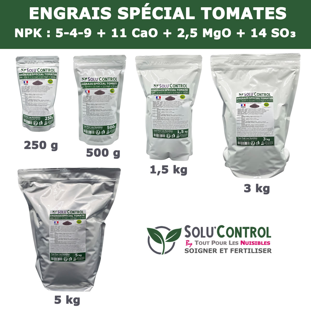 Engrais Tomate SOLU'CONTROL