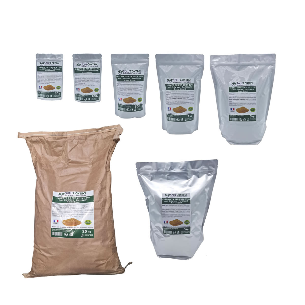 Gamme Fer EDTA 13% SOLU'CONTROL