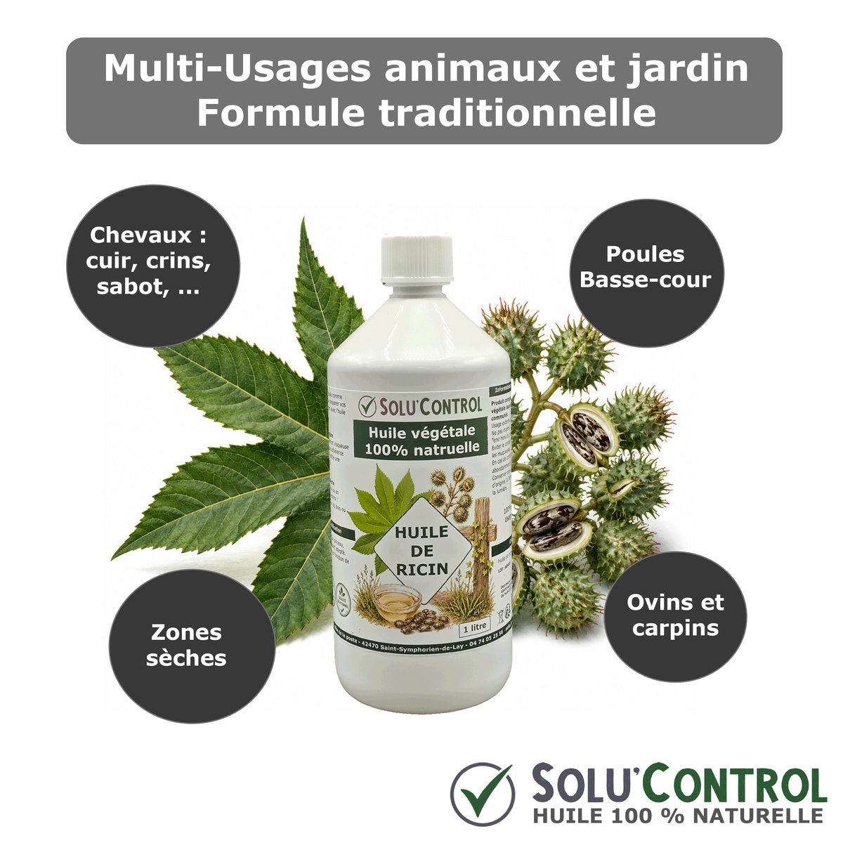 Huile de Ricin - Usages