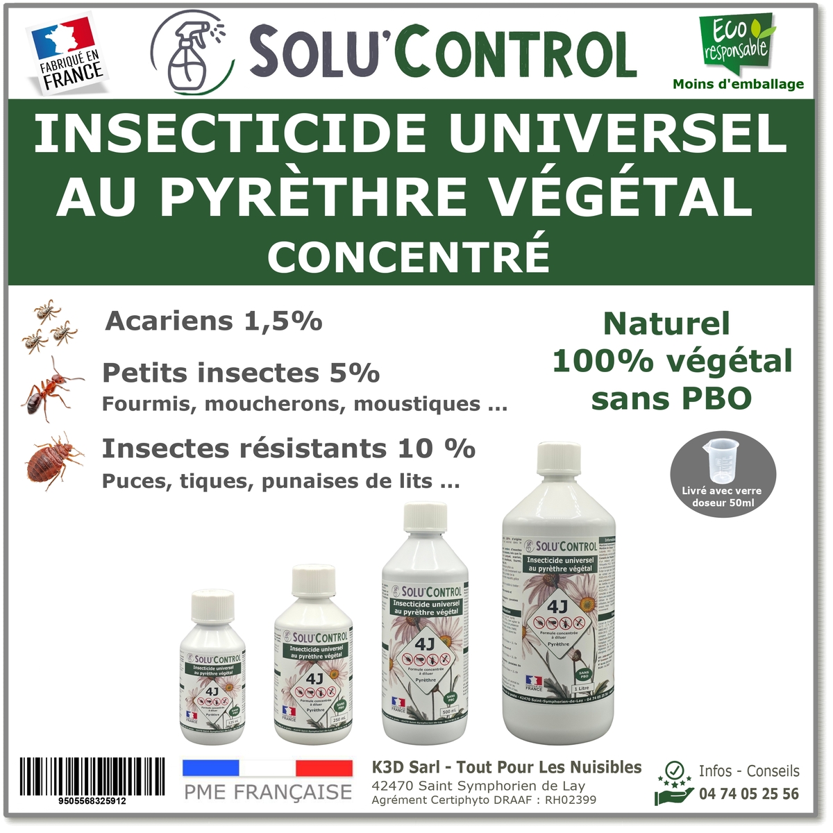 Insecticide Végétal 4J Concentré