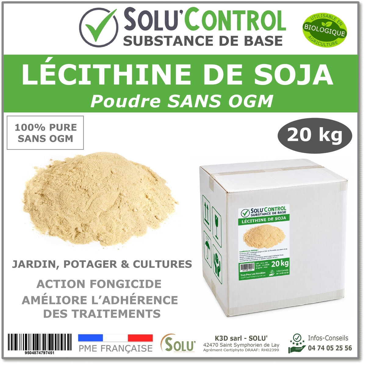 SOLU'CONTROL - Lécithine de soja - 20kg