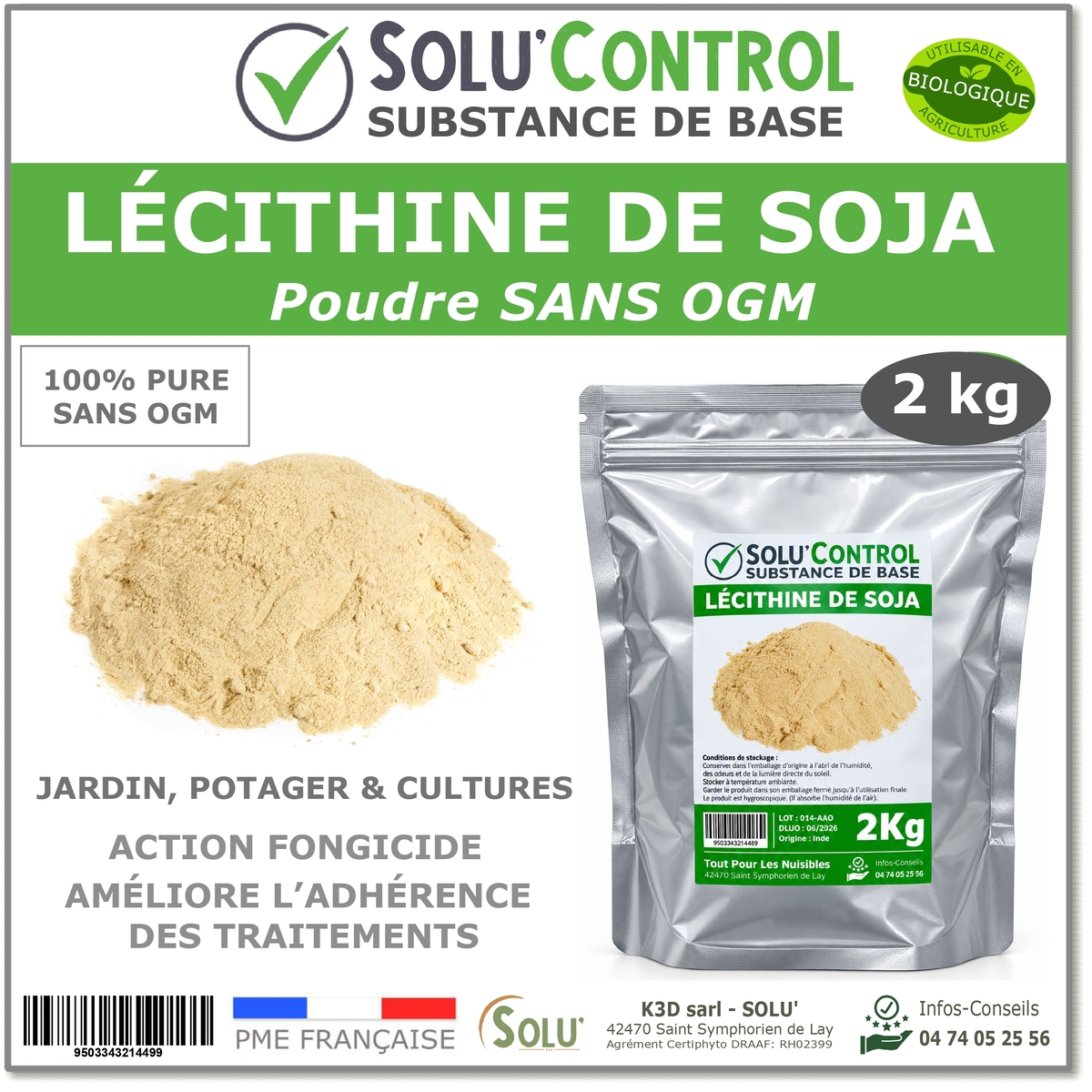 SOLU'CONTROL - Lécithine de soja - 2kg