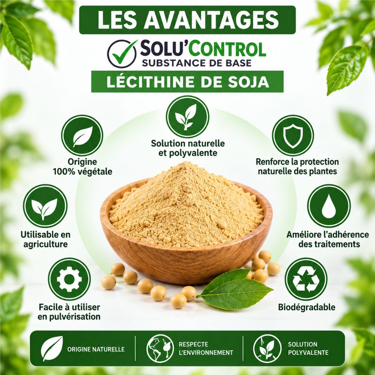 SOLU'CONTROL - Lécithine de soja - Avantages
