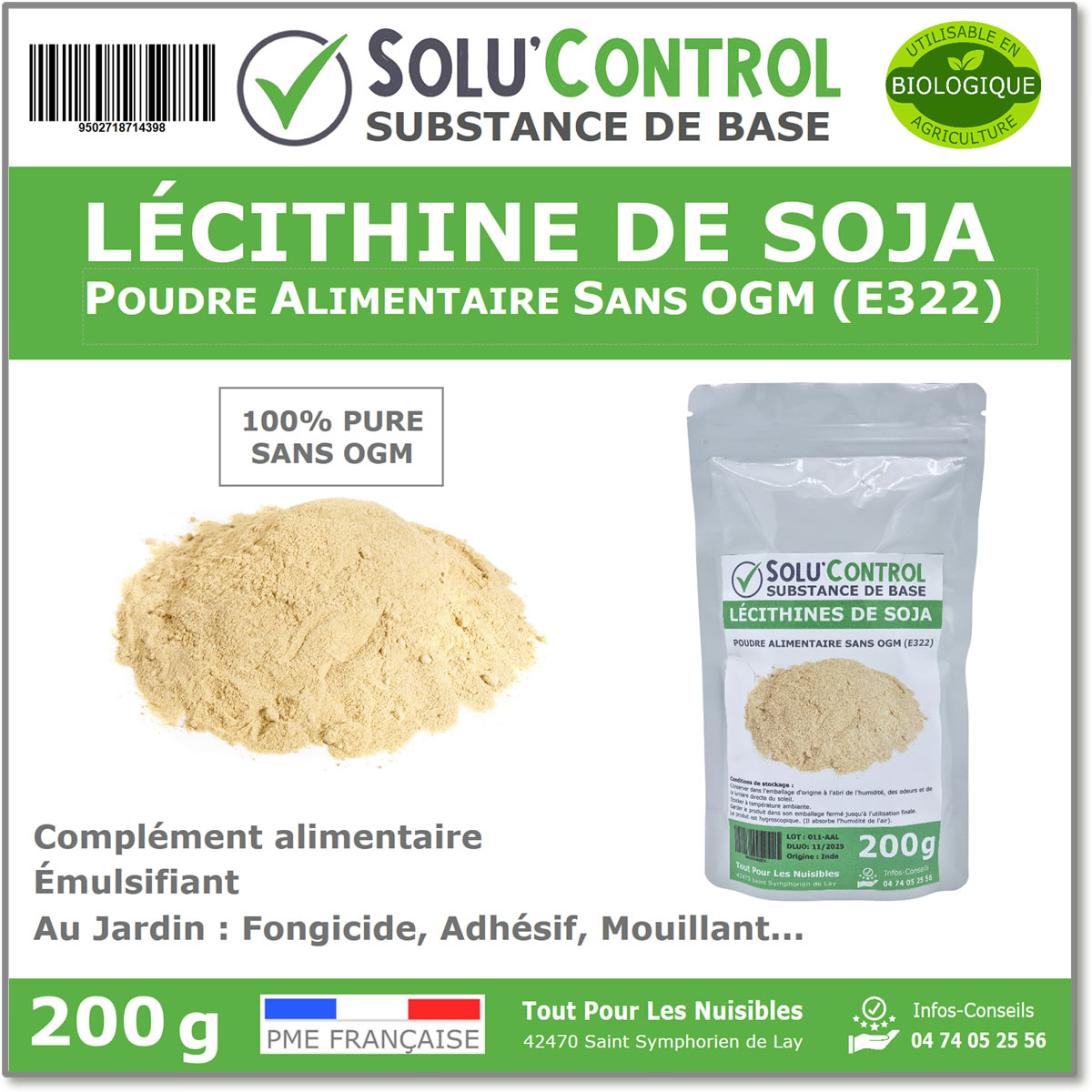 SOLU'CONTROL - Lécithine de soja - 200g