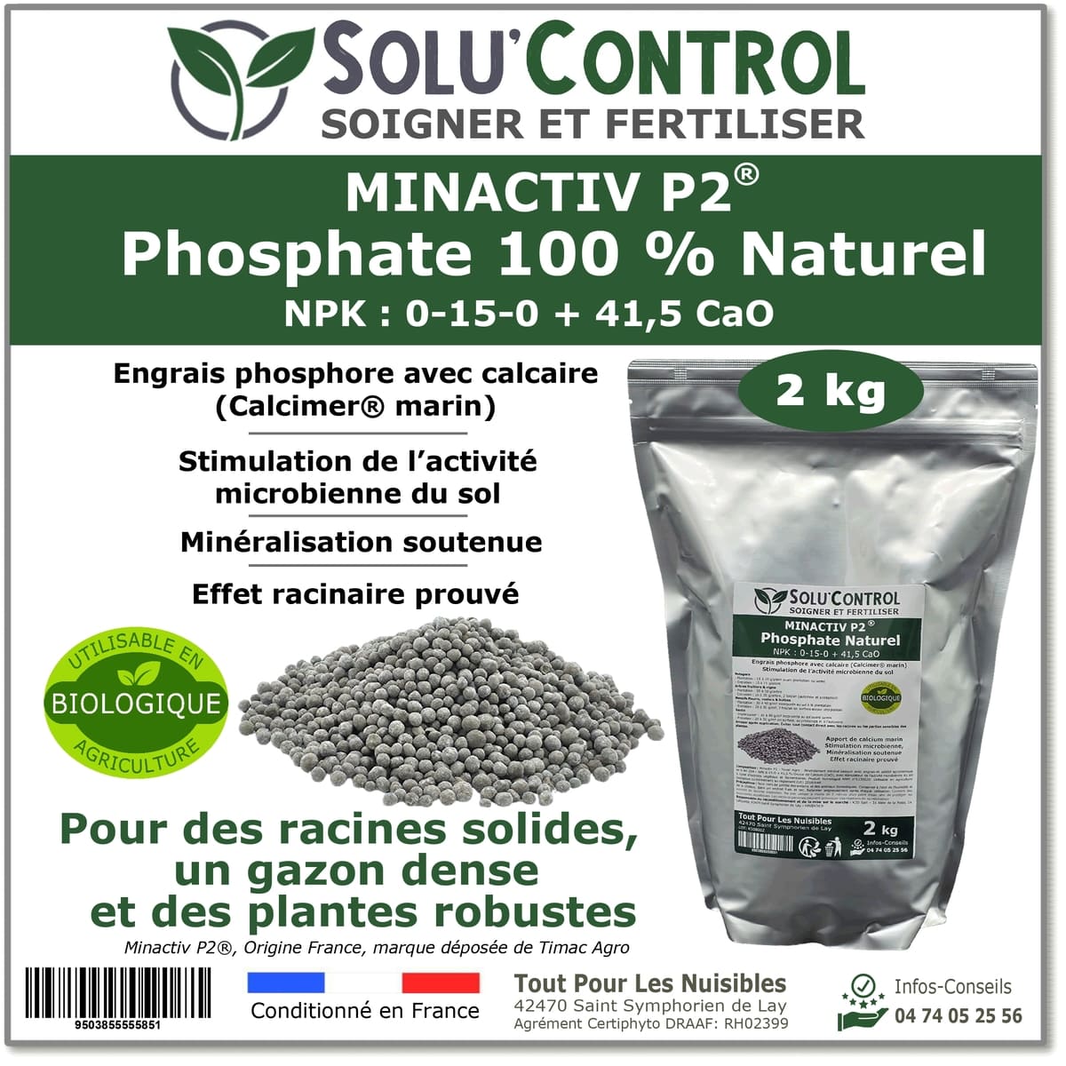 2 kg de Minactiv P2
