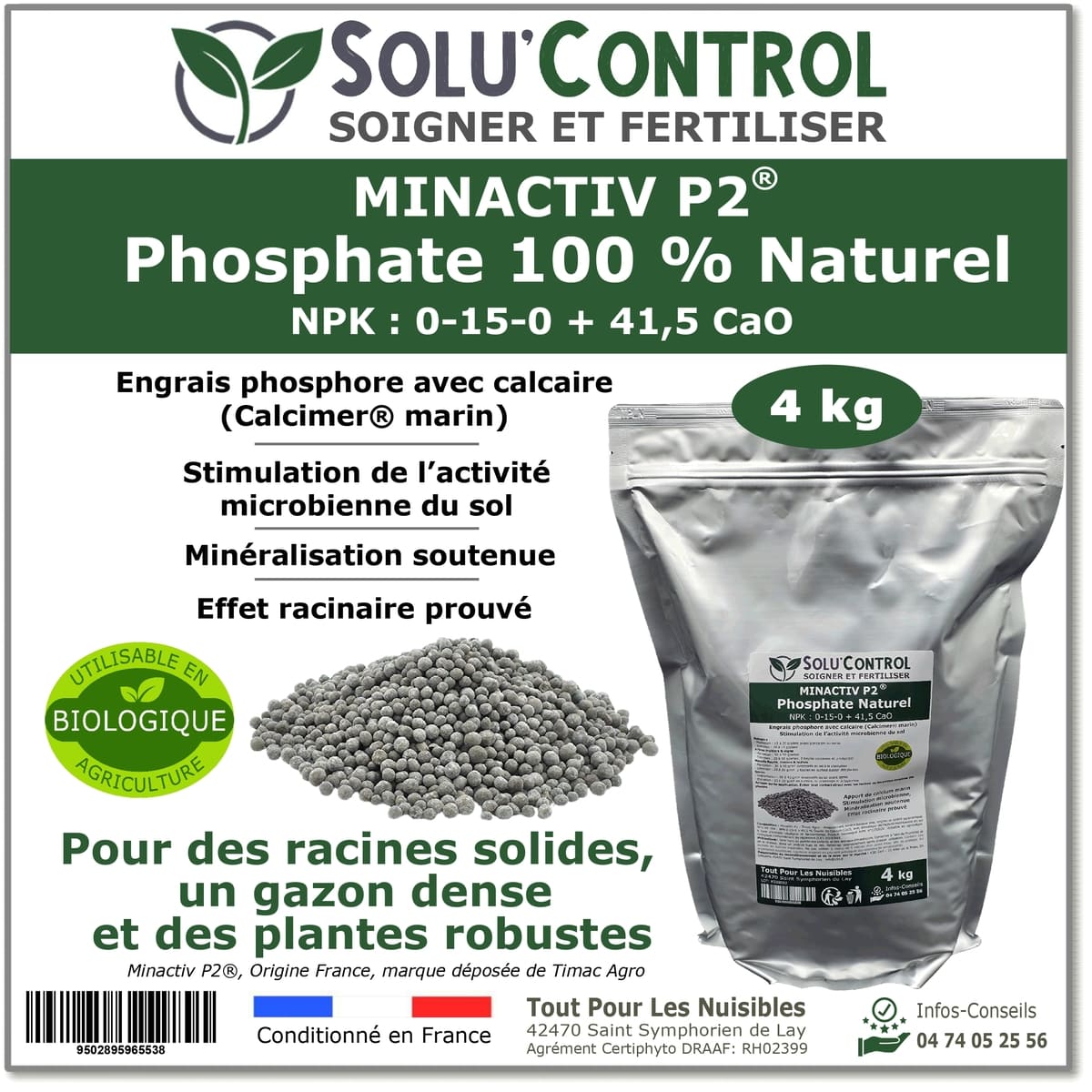 4 kg de Minactiv P2