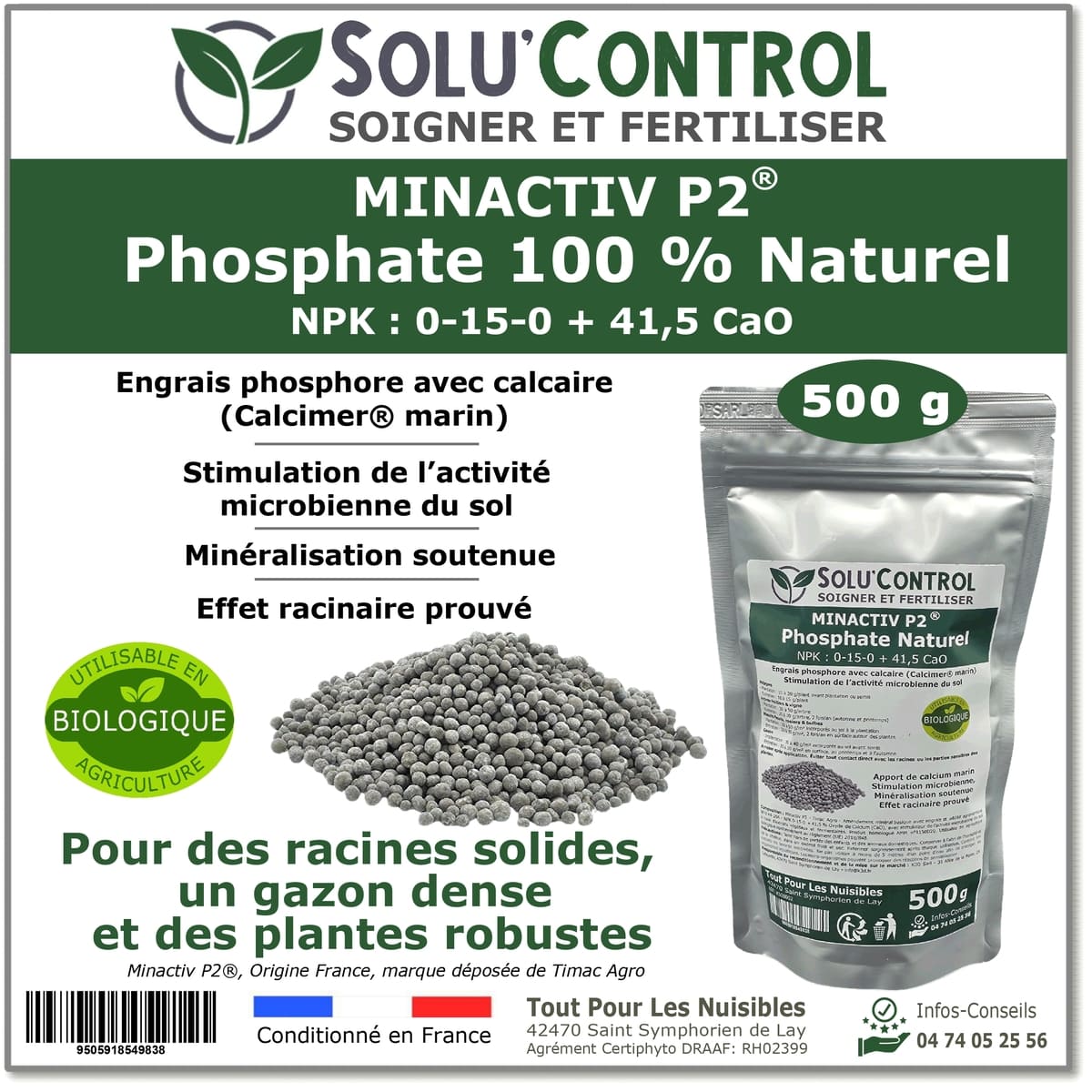 500 gr de Minactiv P2