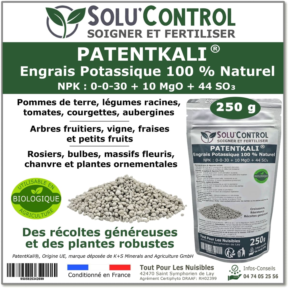 250 gr de PatentKali