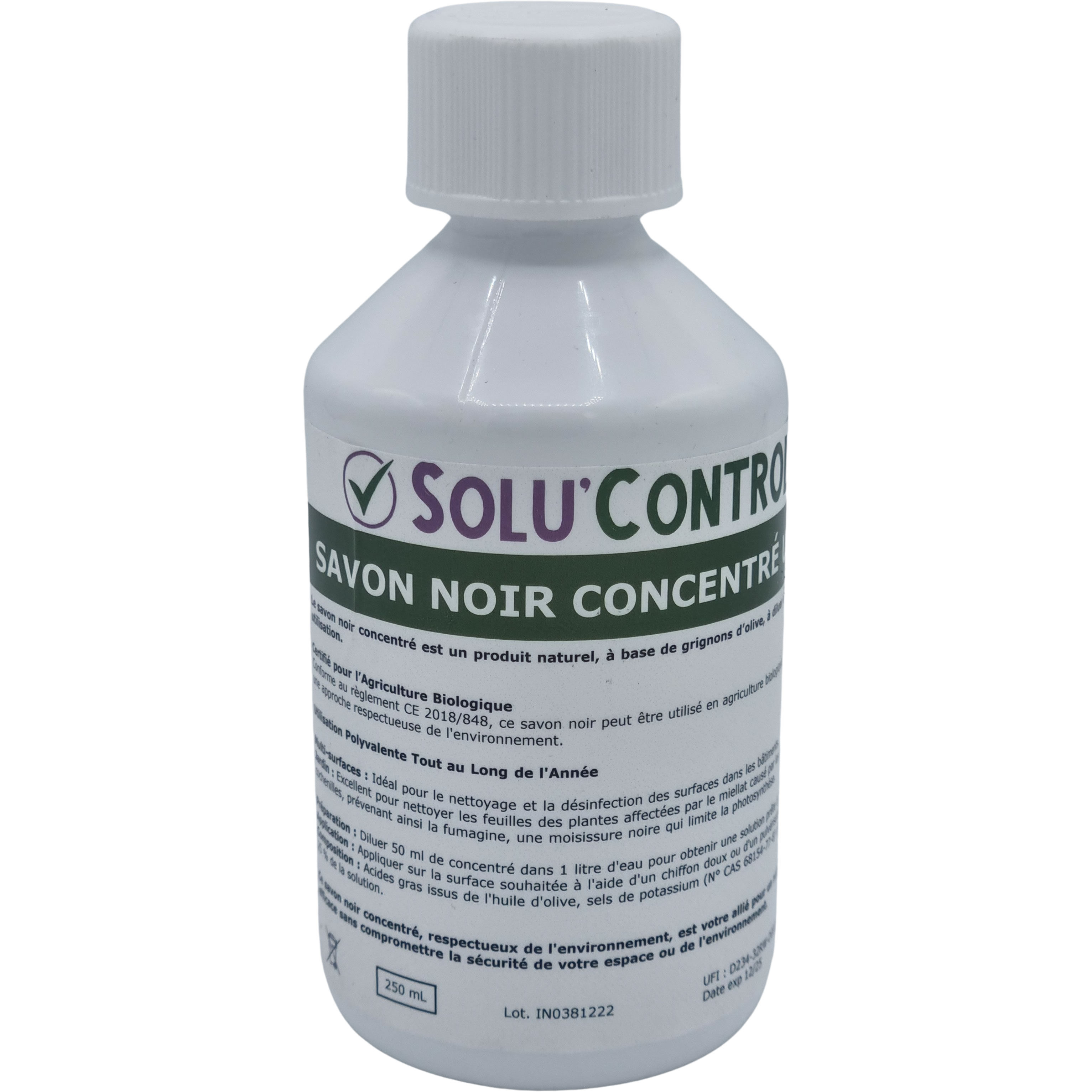 Savon noir Solu'Control - Flacon 250ml
