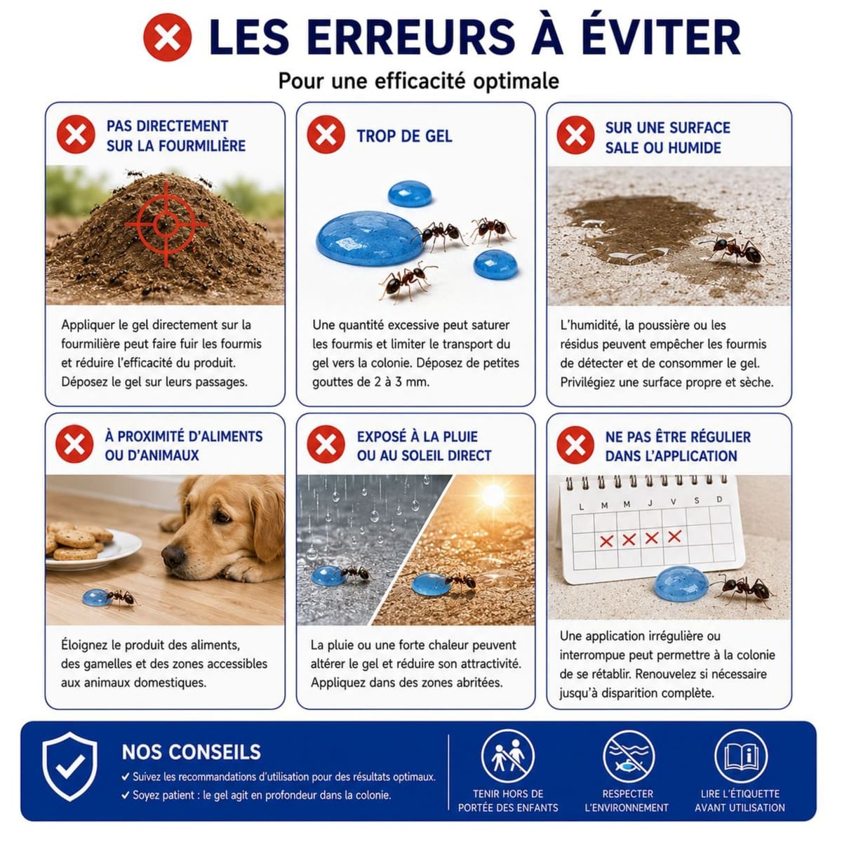 SOLU’CONTROL VADORGEL - Erreur à éviter