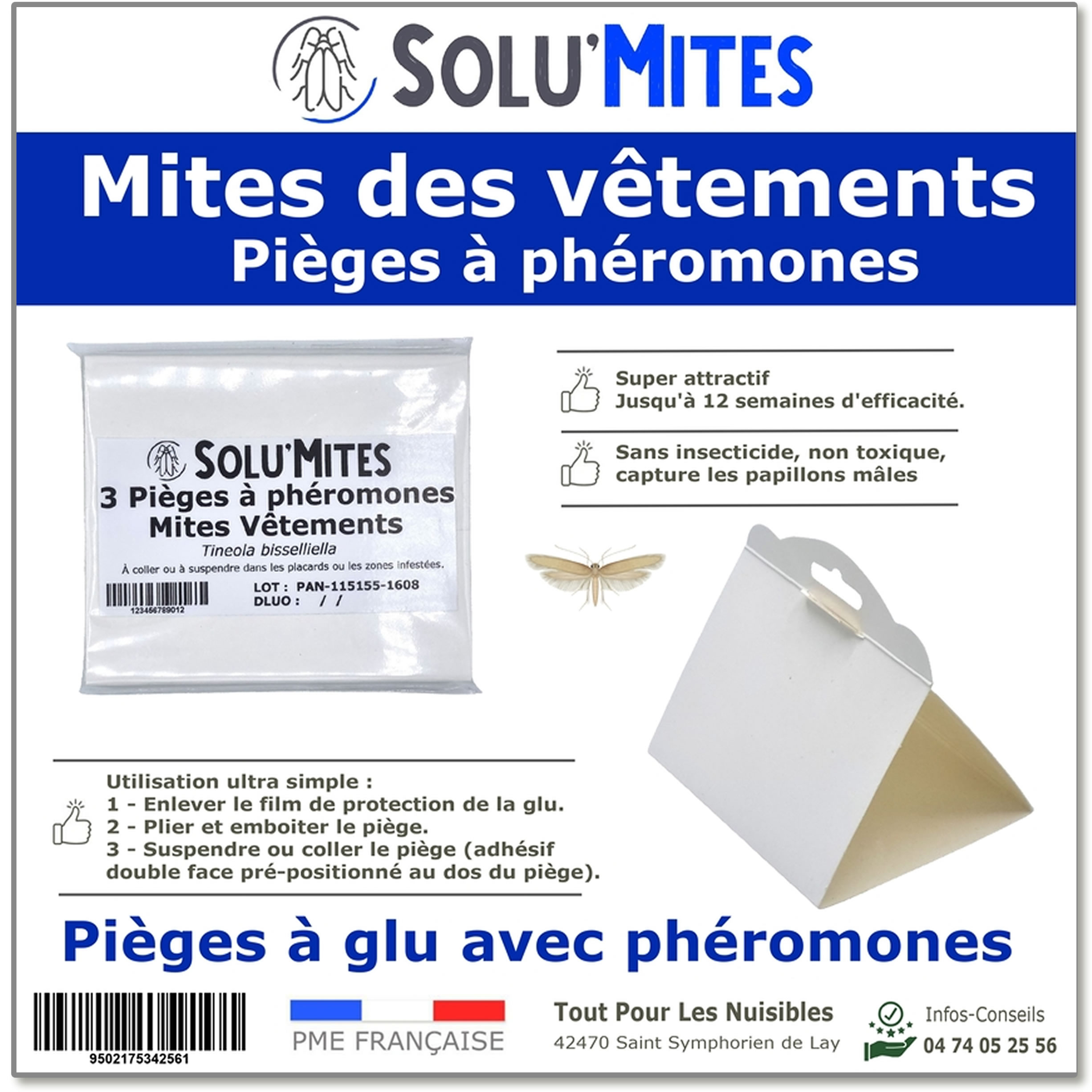 Master Piège à mites des vêtements