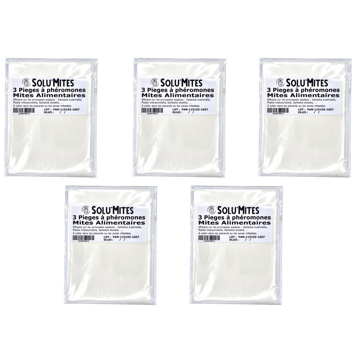 Lot de 15 Pièges pour les mites alimentaires