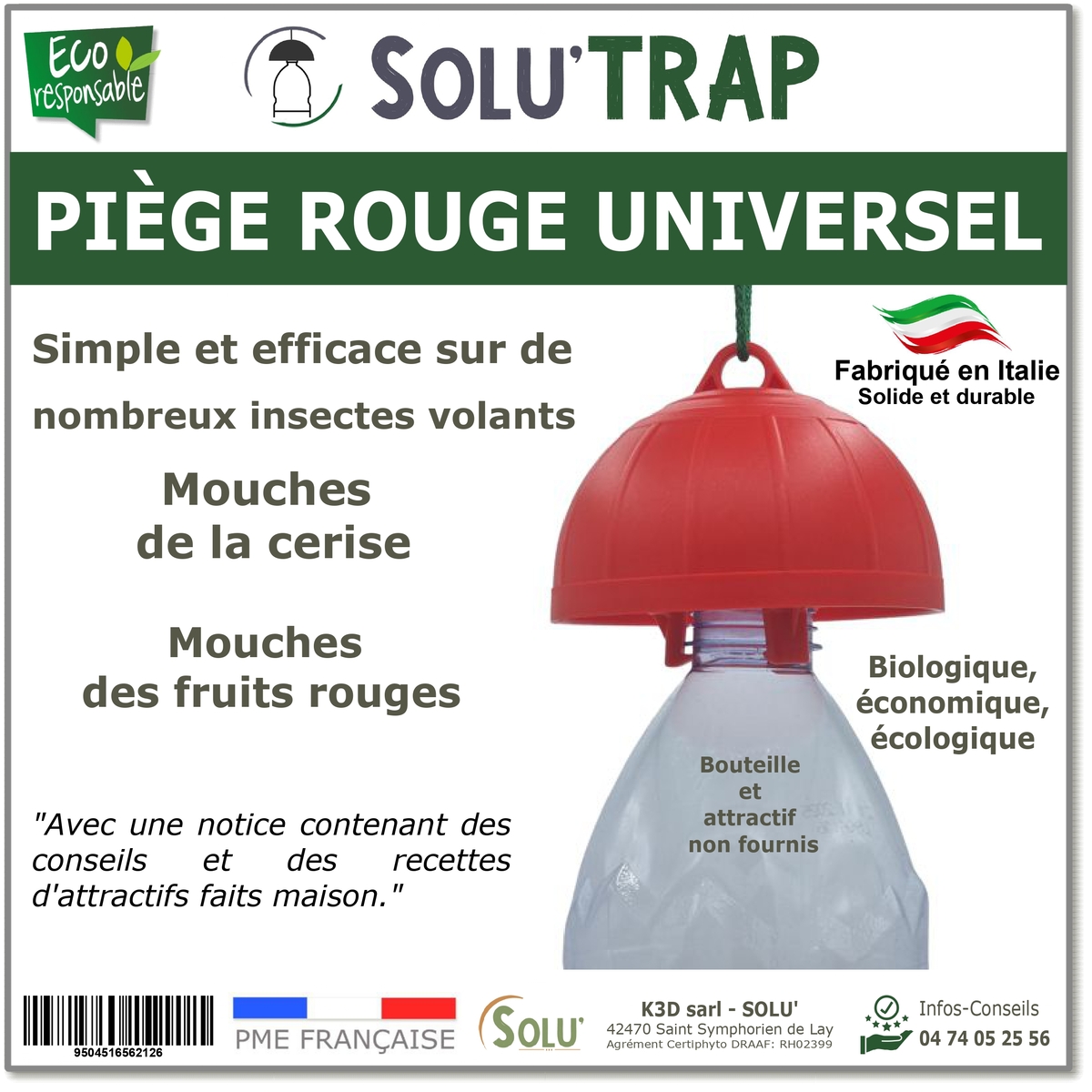 SOLUTRAP - Piège universel Rouge