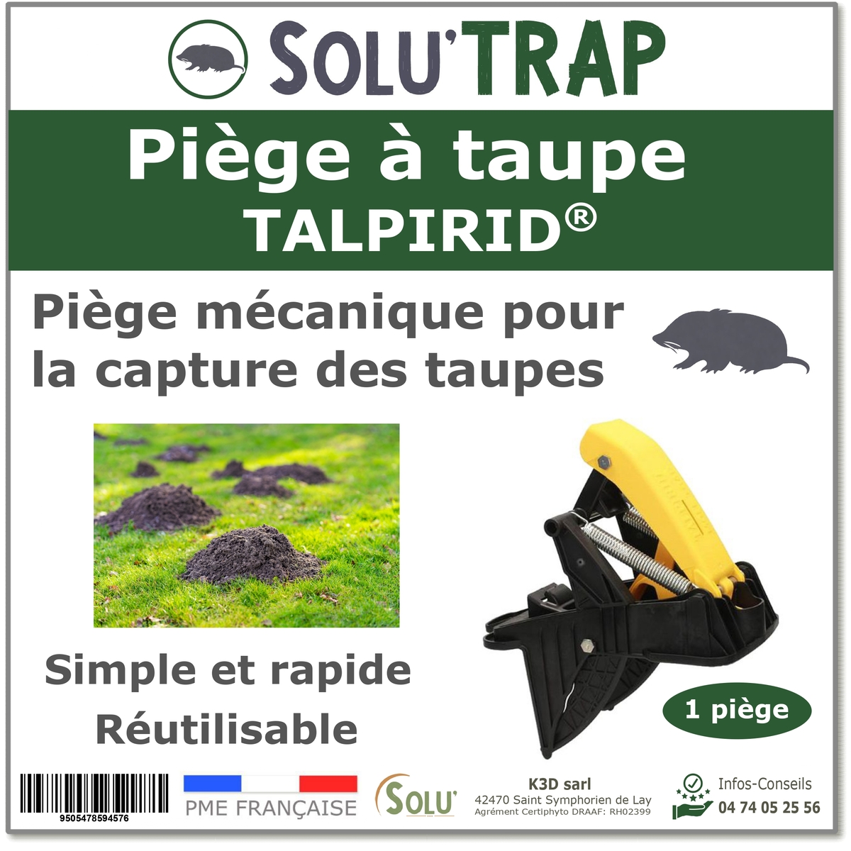 Solu'Trap - Piège à taupe Talpirid